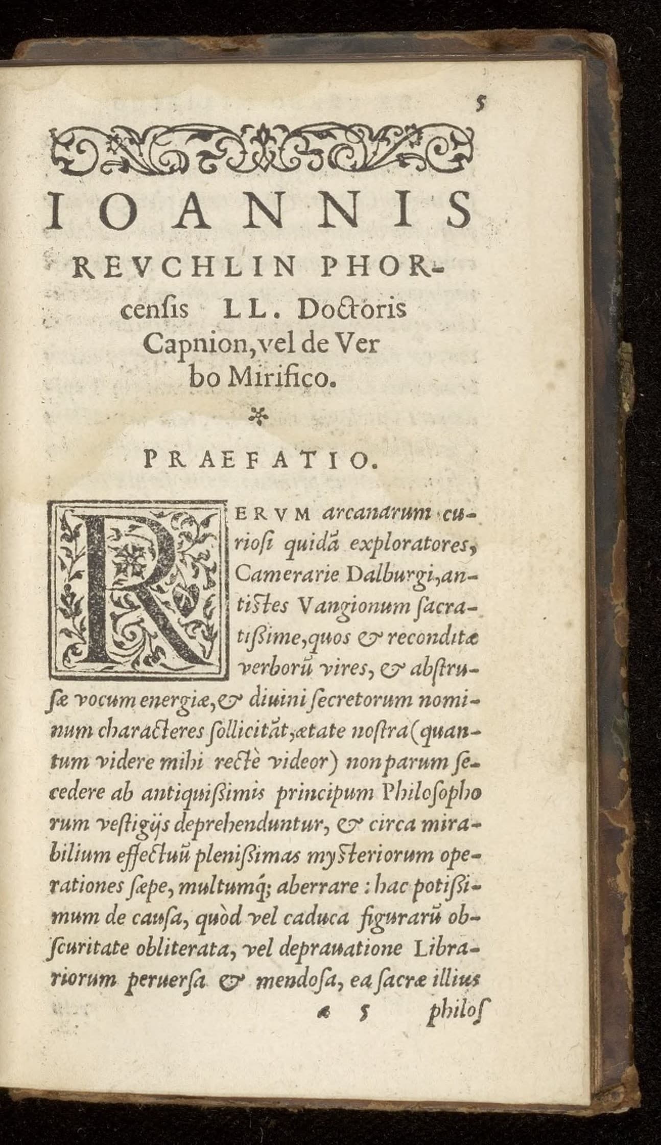 Liber de verbo mirifico