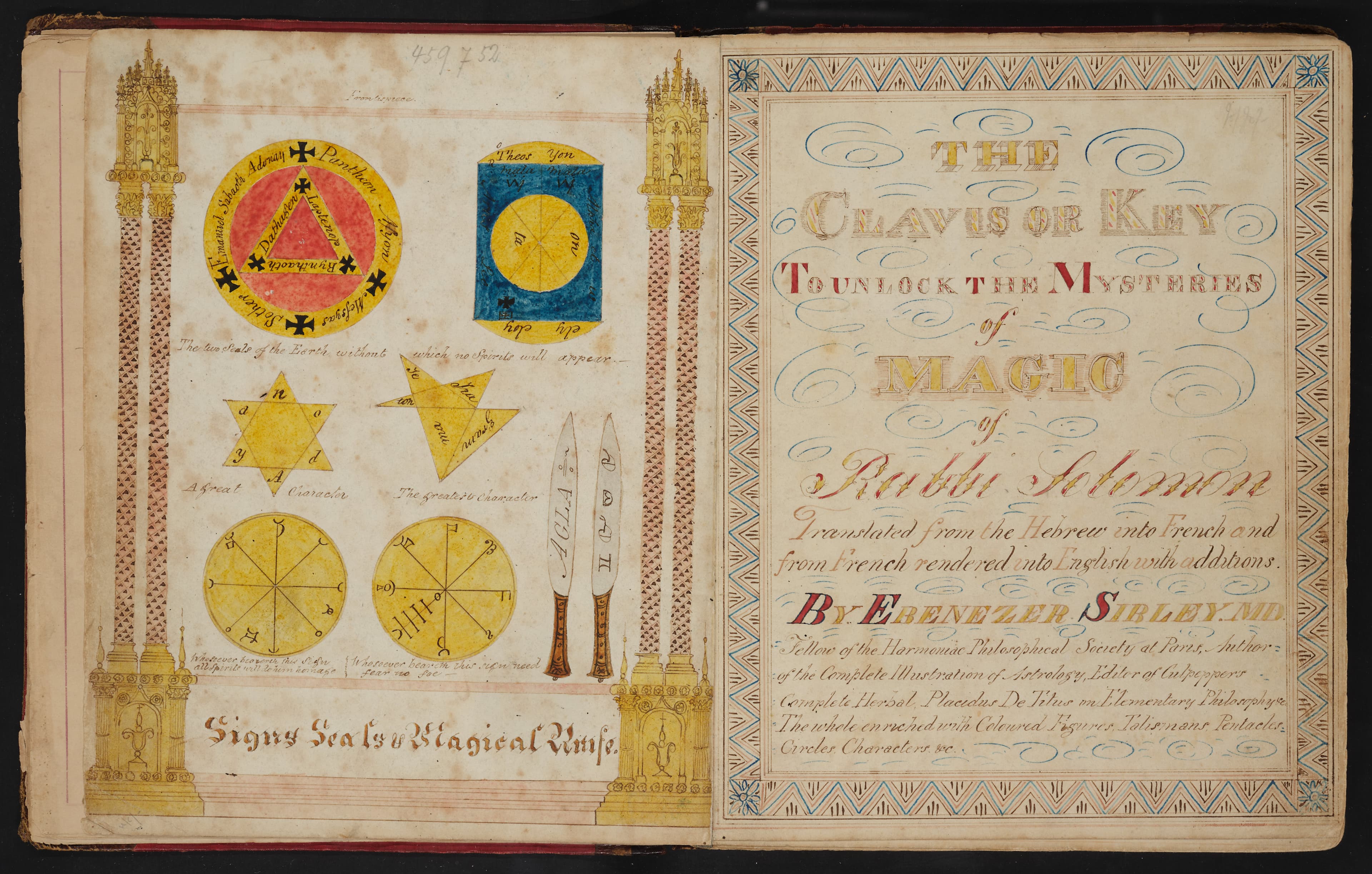 The Clavis or Key to Unlock the Mysteries of Magic of Rabbi Salomon (PH304)