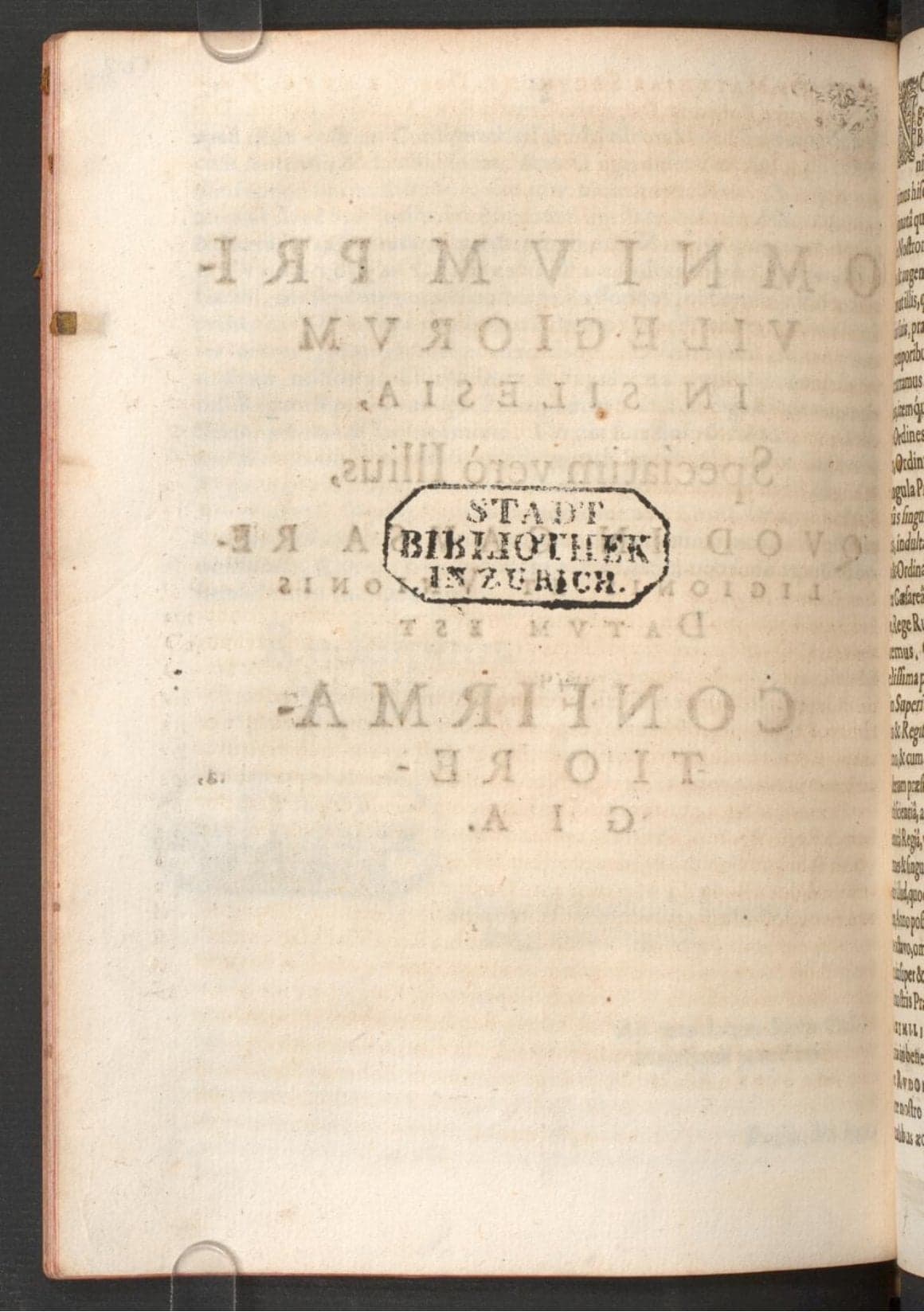 Invictissimi Rudolphi II. Electi Romanor. Imperatoris, et In Hungaria Boemiaque Regis, pro libero exercitio religionis Augustanae confessionis in Silesia, clementissima confirmatio