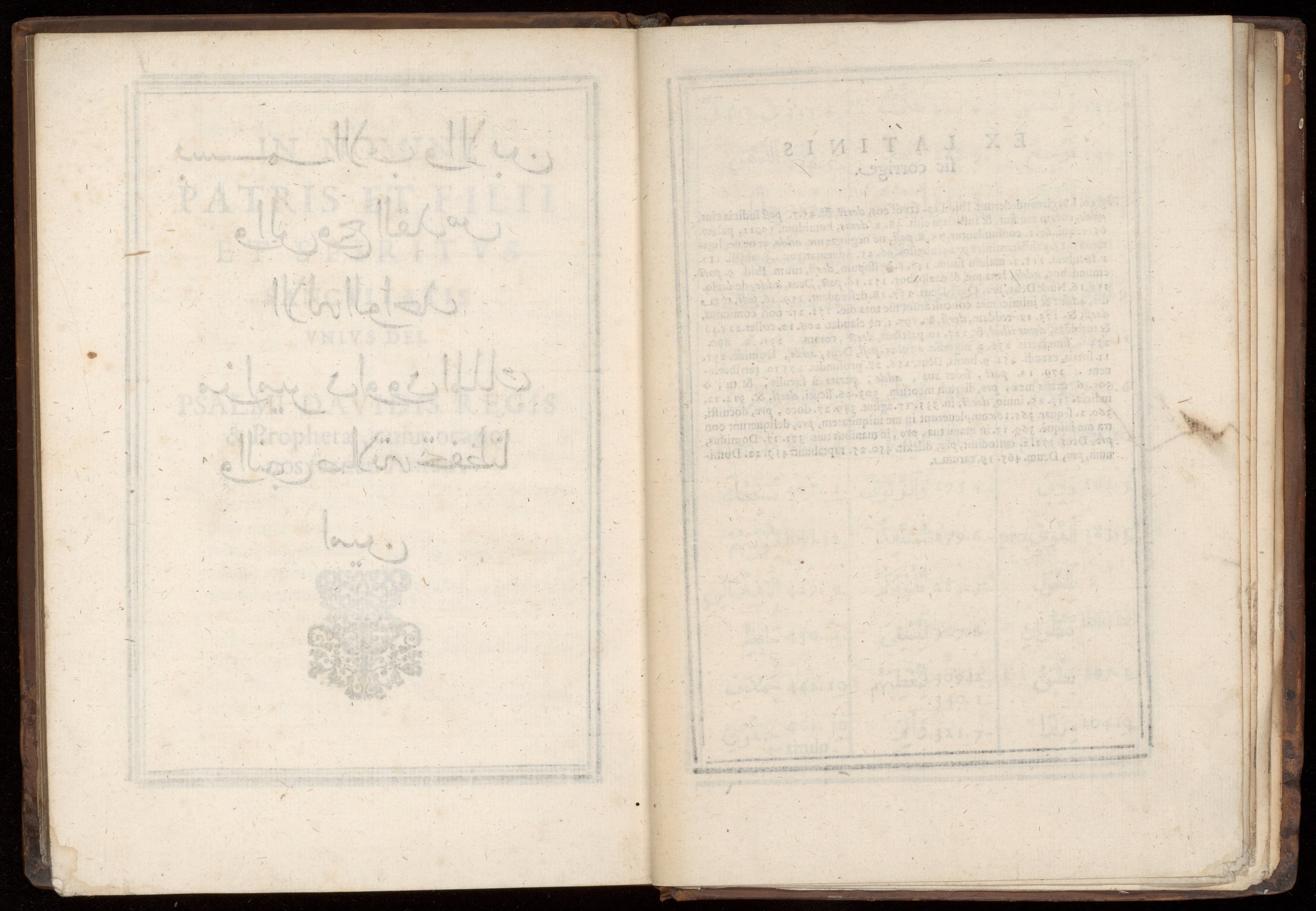 [Biblia] Liber psalmorum Davidis regis et prophetae