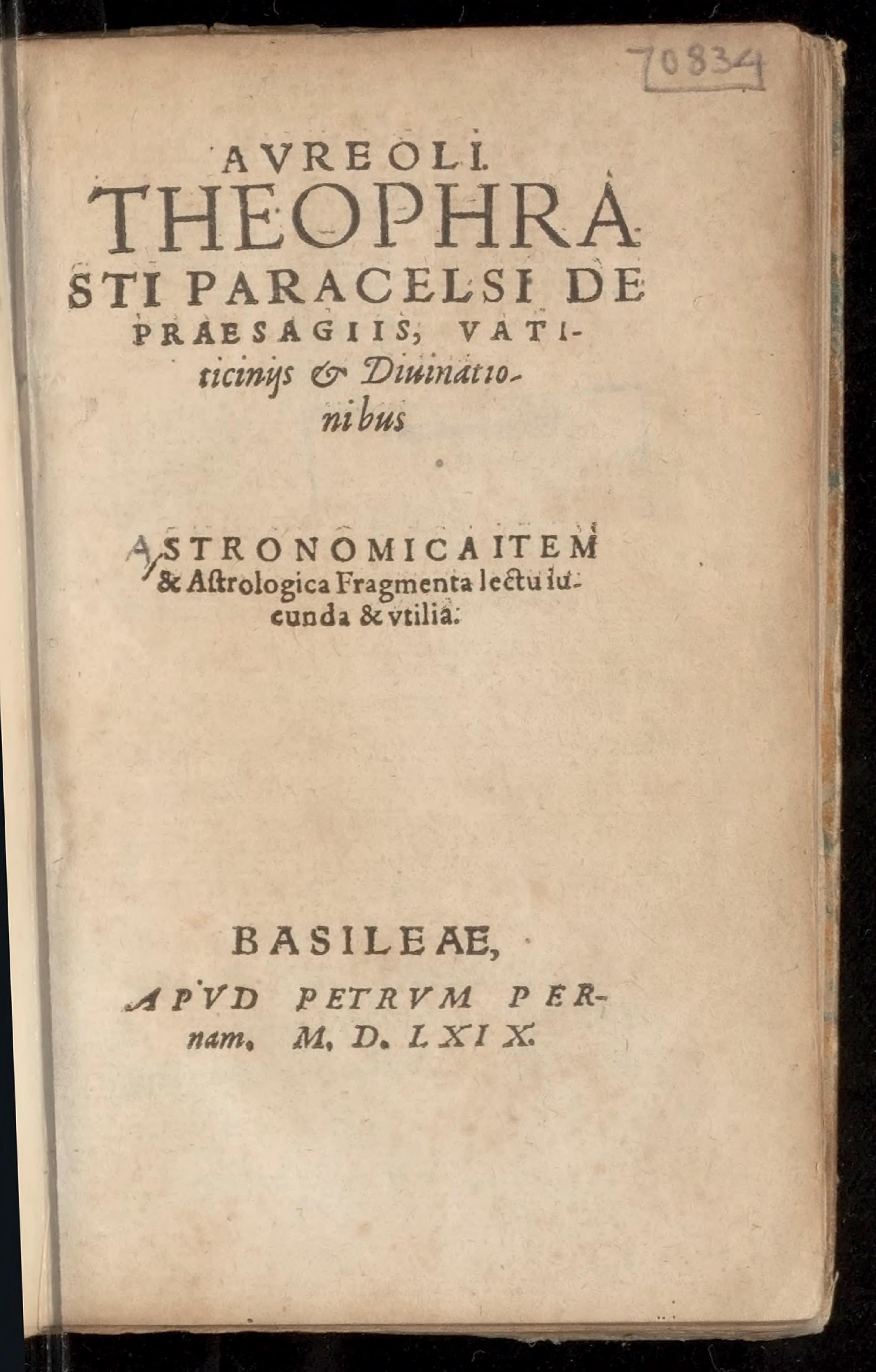 On Presages, Divination, and Astrological and Astronomical Fragments