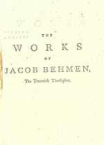 Works of Jacob Behmen (William Law Edition, 4 vols)