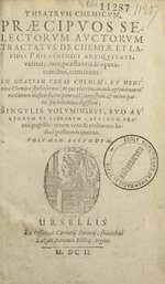 Theatrum Chemicum Volumen Secundum