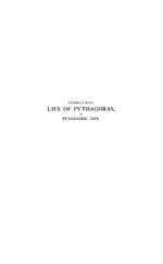 Life of Pythagoras (Iamblichus)