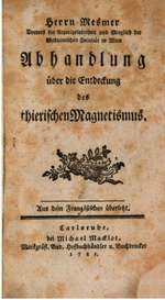 Abhandlung über die Entdeckung des thierischen Magnetismus