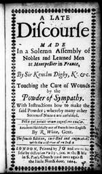 Discourse on the Powder of Sympathy