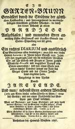 Ein Garten-Brunn (German Fountain of Gardens)