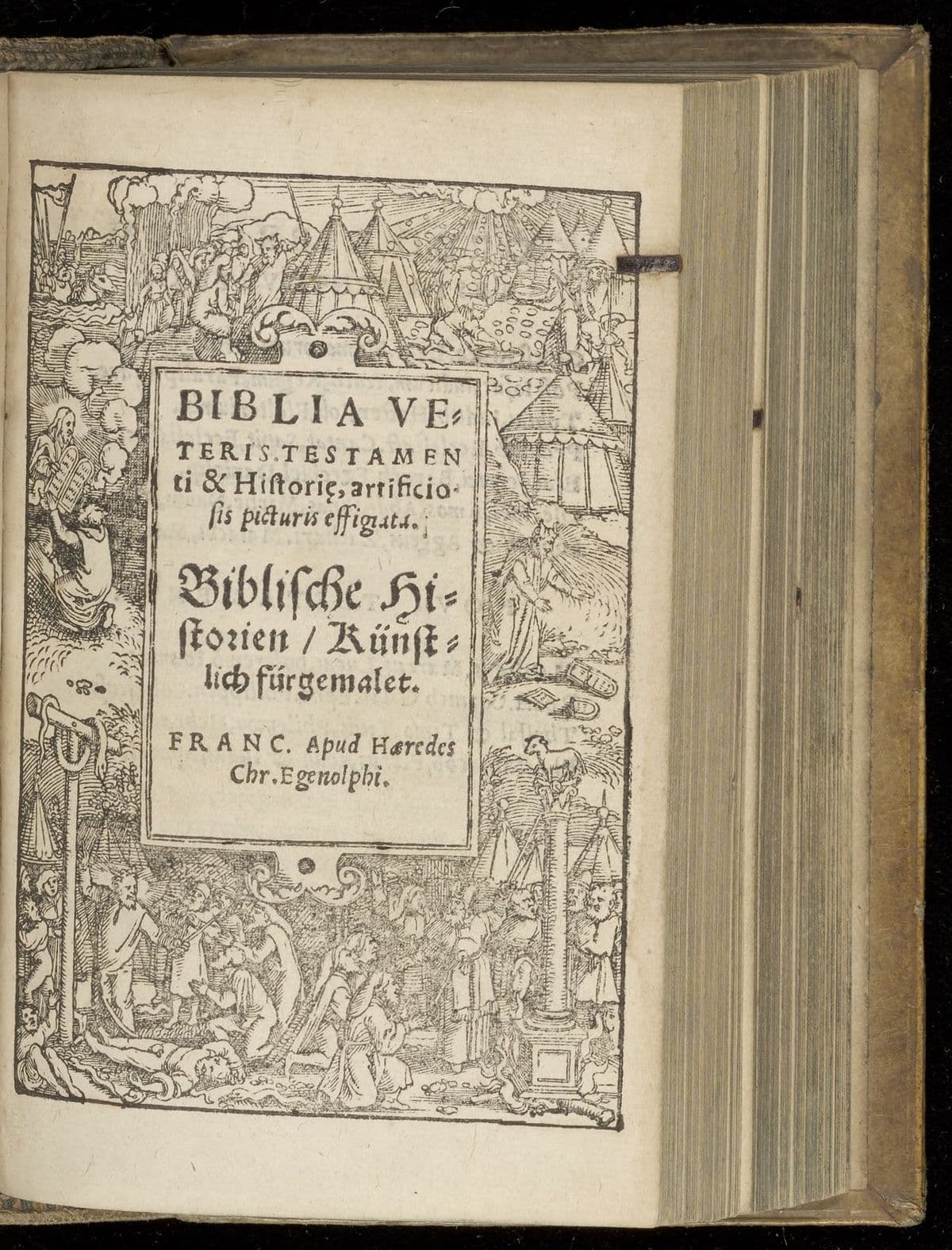 Biblia Veteris Testamenti ... Biblische Historien