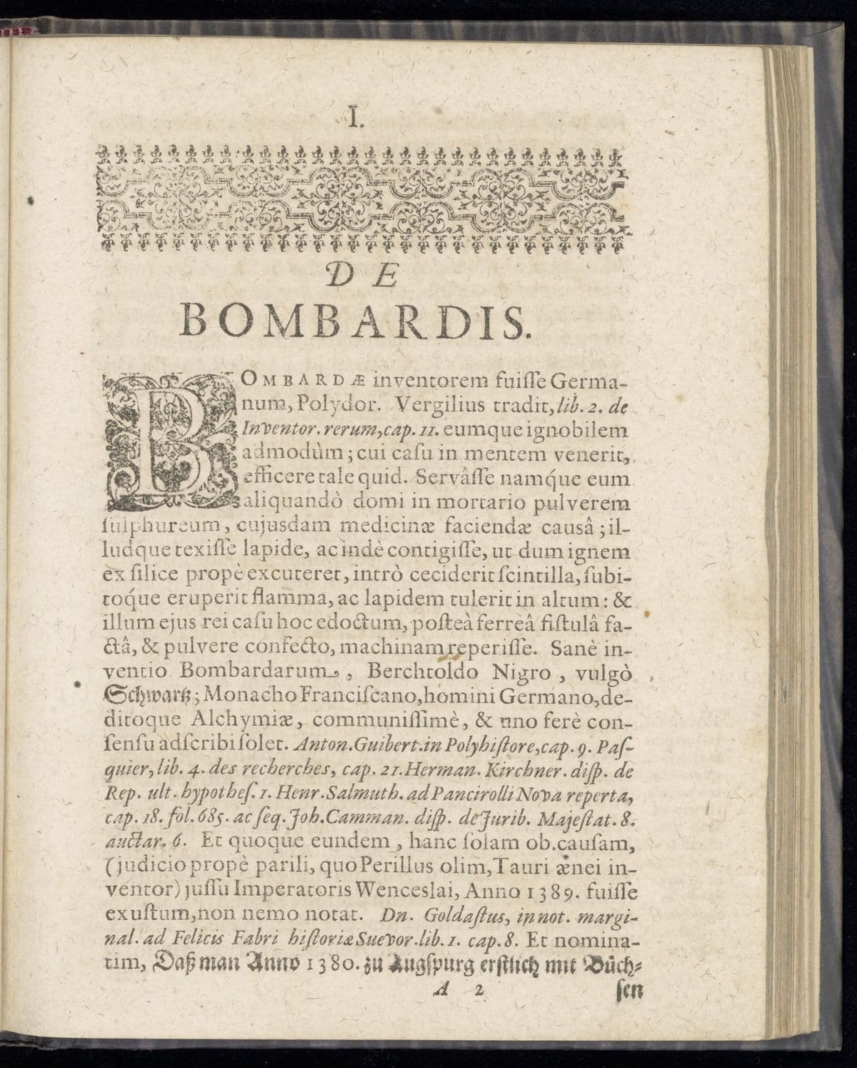 De bombardis: ac item de typographia