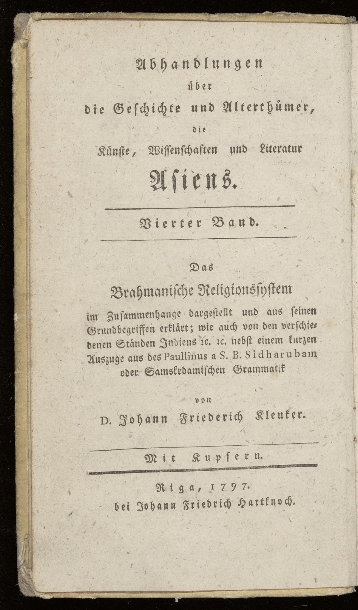 Das Brahmanische Religionssystem