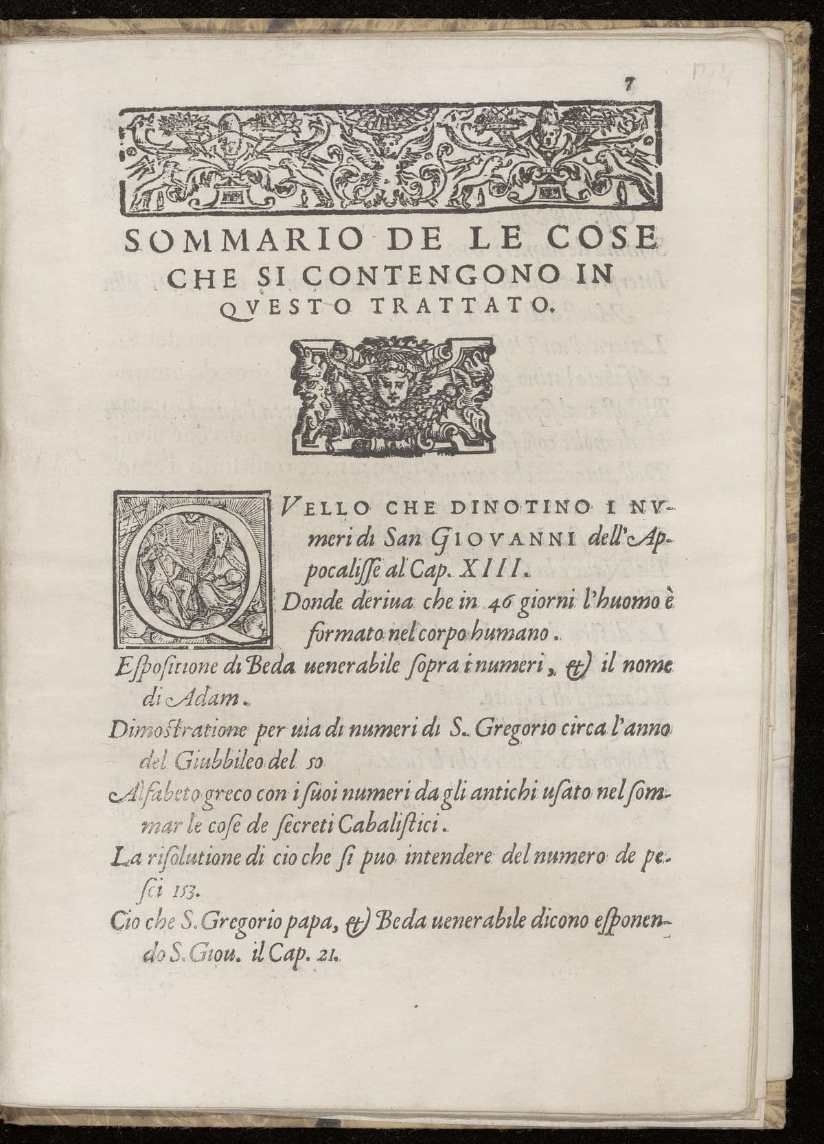 Dichiaratione sopra il XIII. cap. dell'Apocalisse