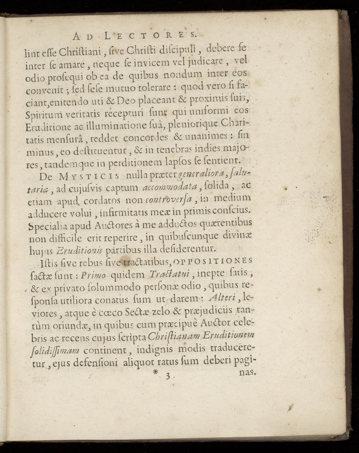 De eruditione solida specialiora