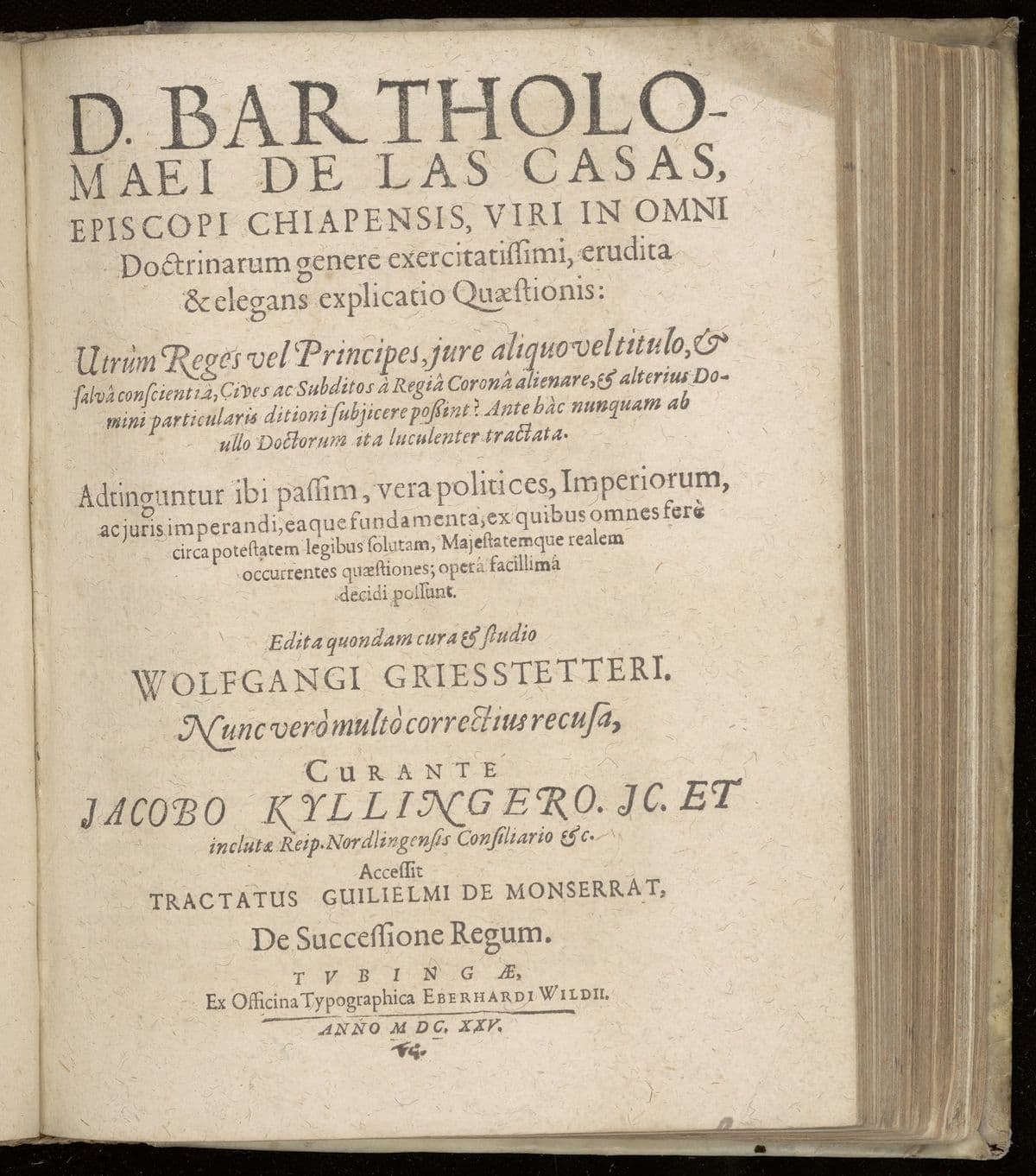 Erudita & elegans explicatio quaestionis: utrum reges vel principes, jure aliquo vel titulo, et salvâ conscientia, cives ac subditos à Regia Corona alienare