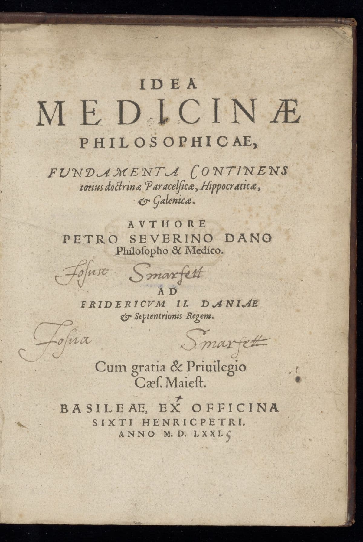 Idea medicinae philosophicae