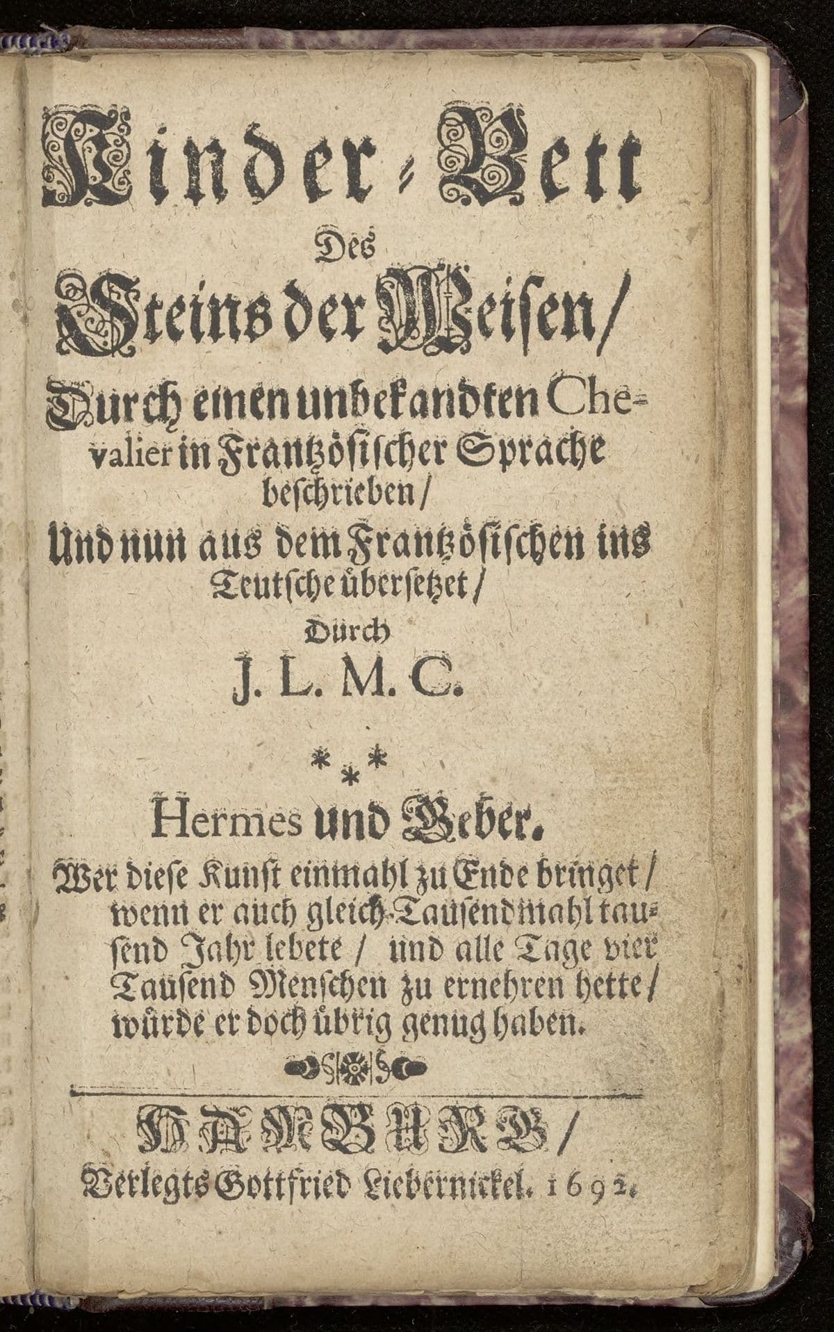 Kinder-Bett des Steins der Weisen