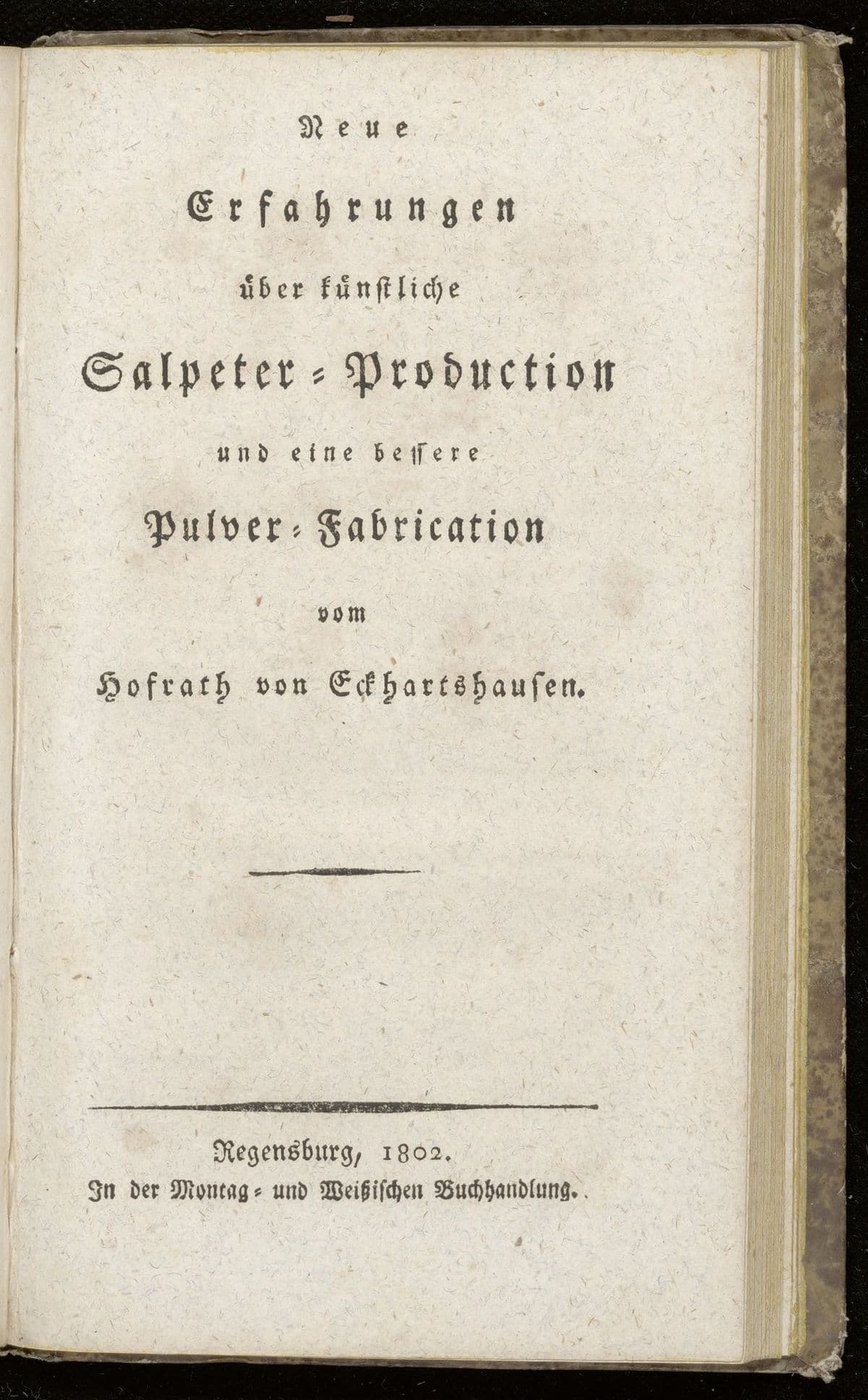 Neue Erfahrungen über künstliche Salpeter-Production