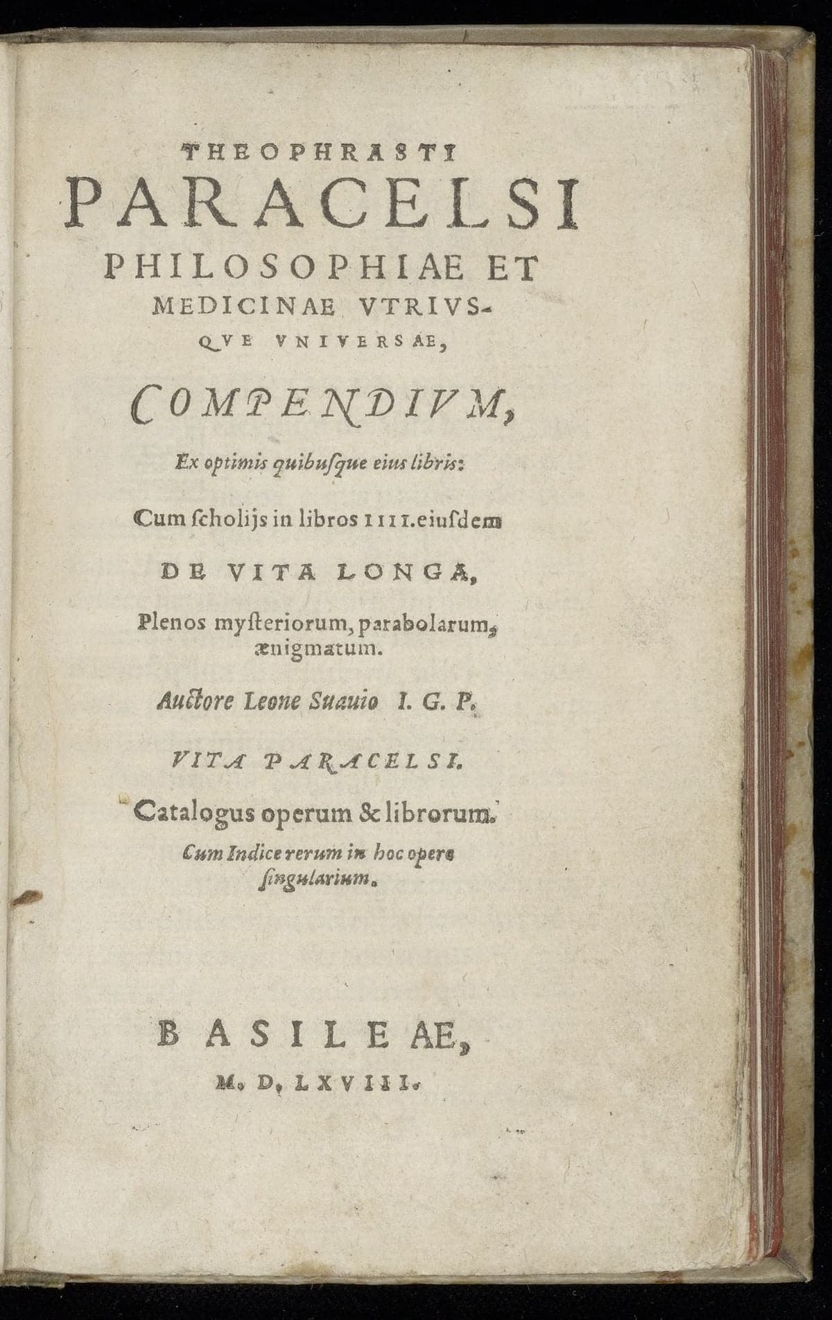 Philosophiae et medicinae utriusque universae, compendium