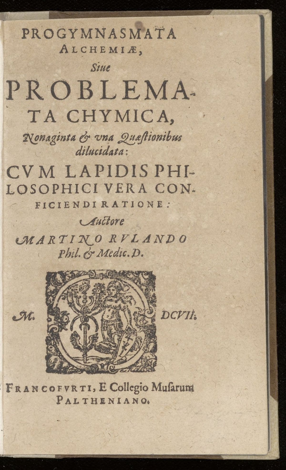 Progymnasmata alchemiae, sive Problemata chymica