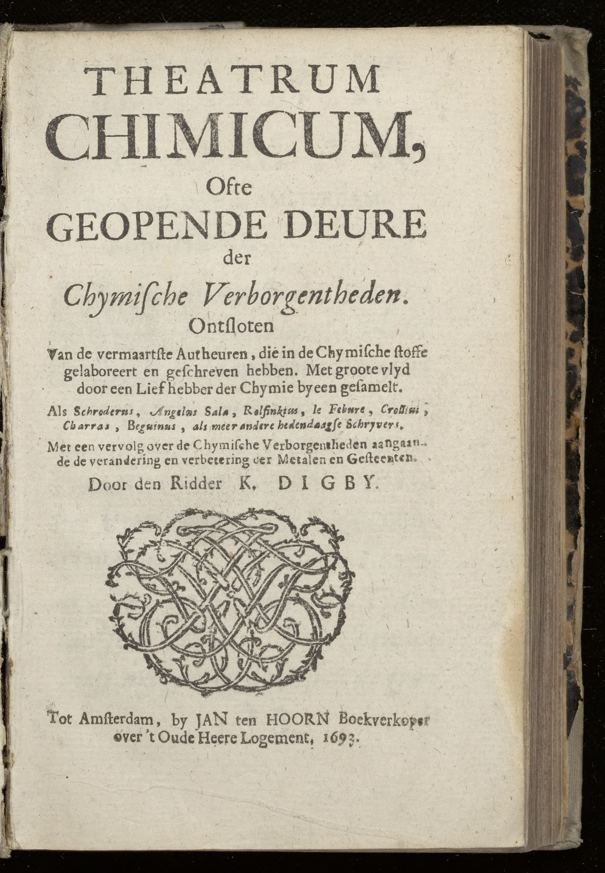 Theatrum chimicum, ofte geopende deure der chymische verborgentheden ontsloten