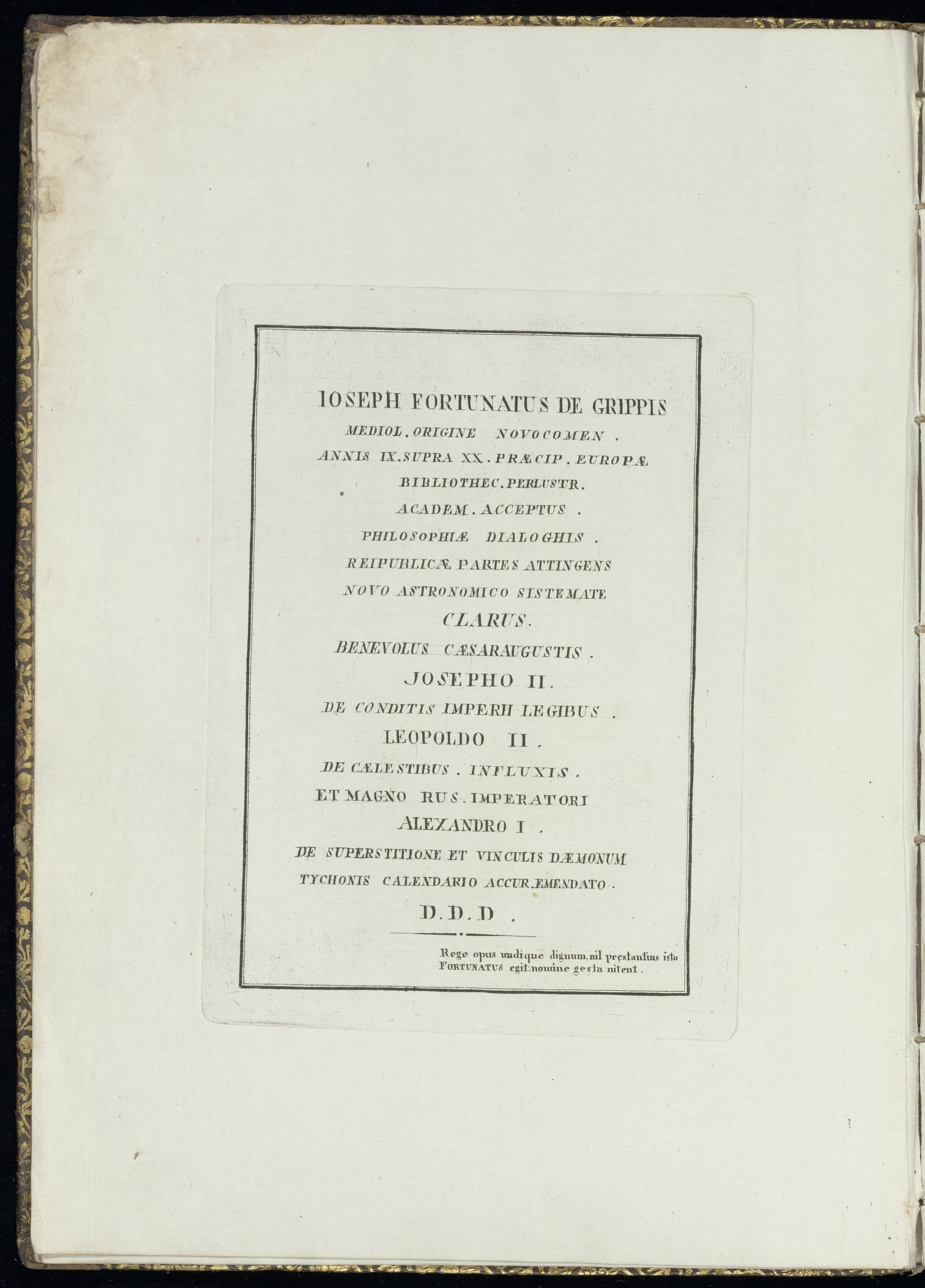 De superstitione & vinculis daemonum secundum Aegyptiorum et Chaldaeorum dogmata iuxta