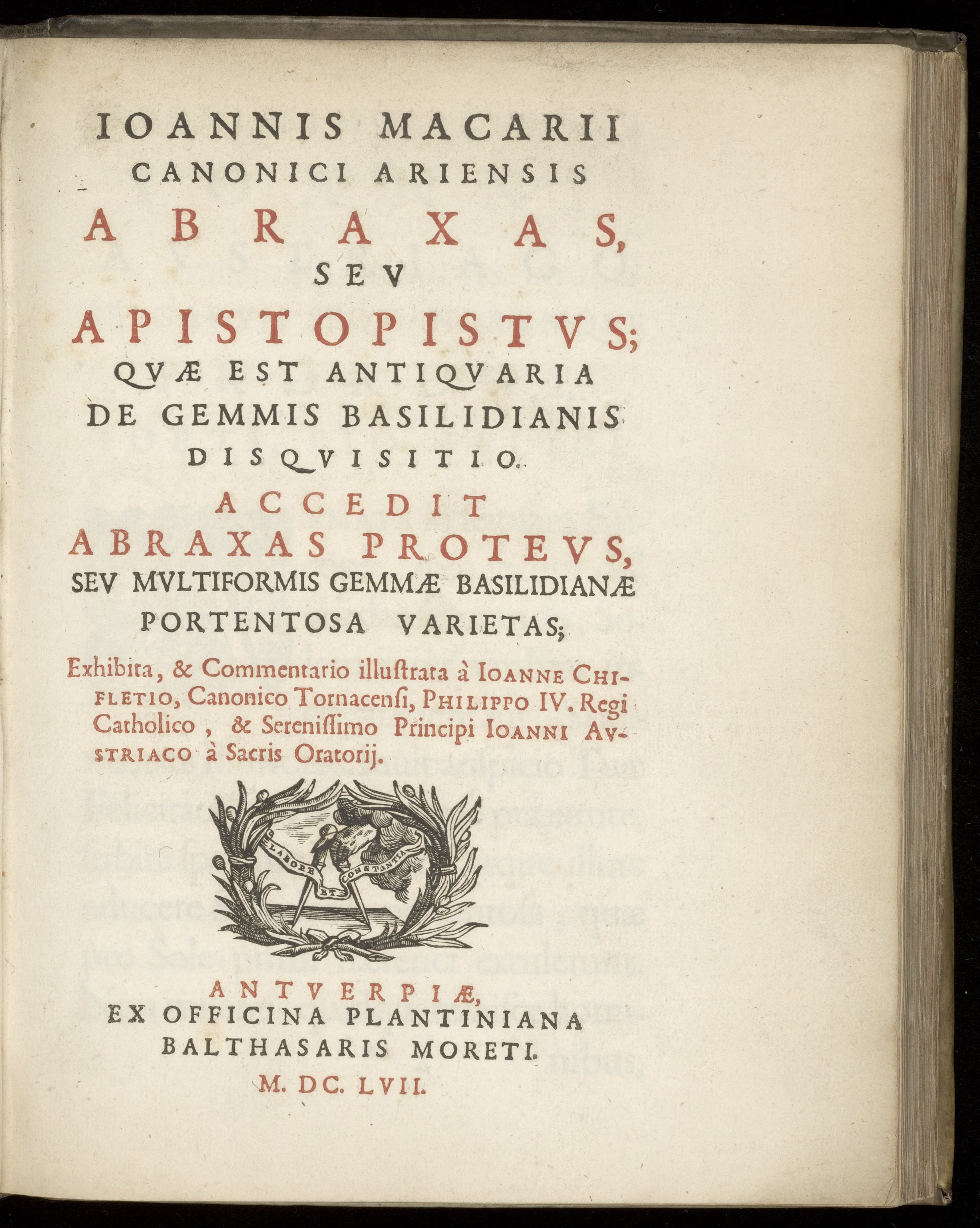 Abraxas, seu Apistopistus