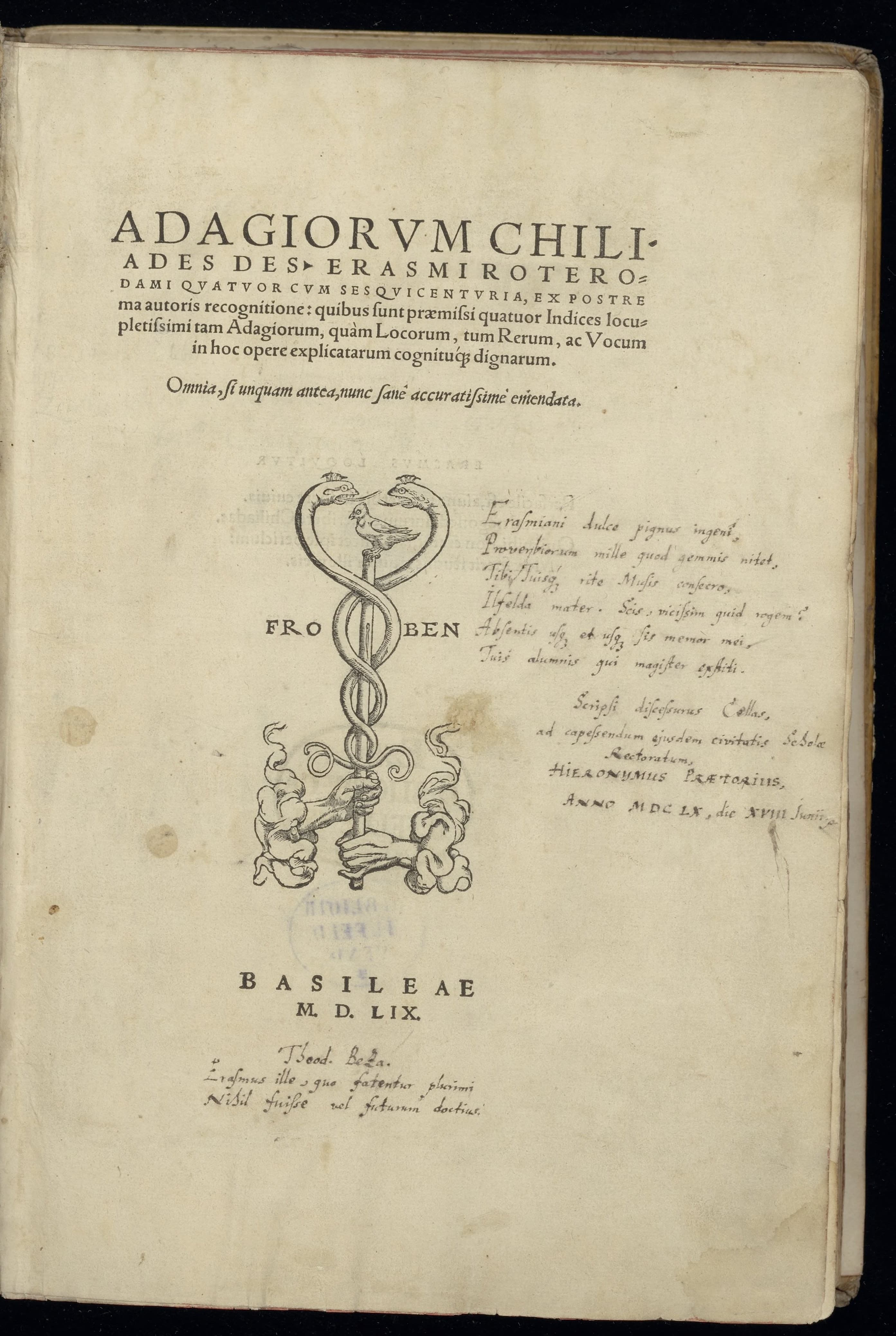 Adagiorum chiliades quatuor cum sesquicenturia