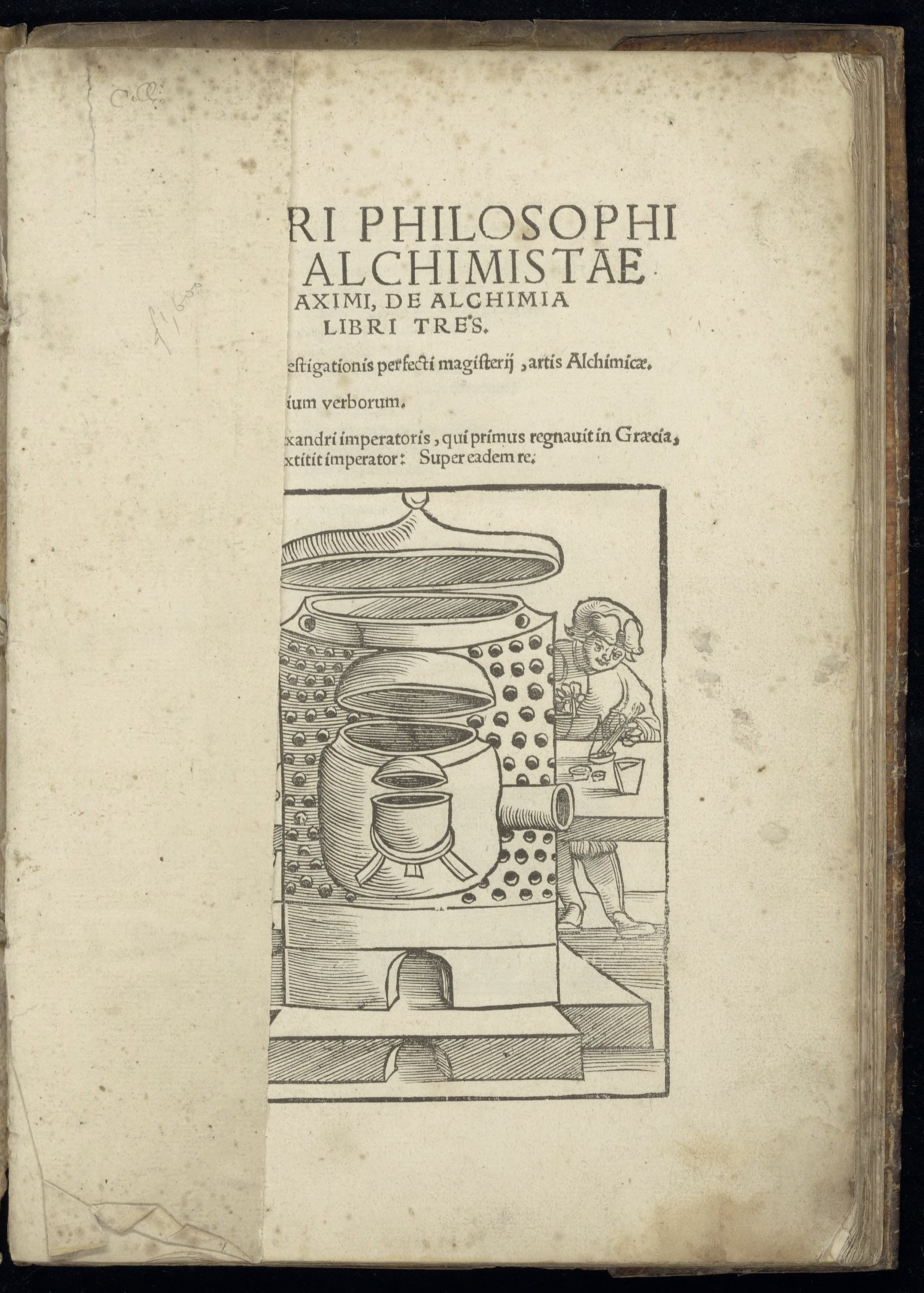 De alchimia libri tres. Liber investigationis. Liber trium verborum. Epistola