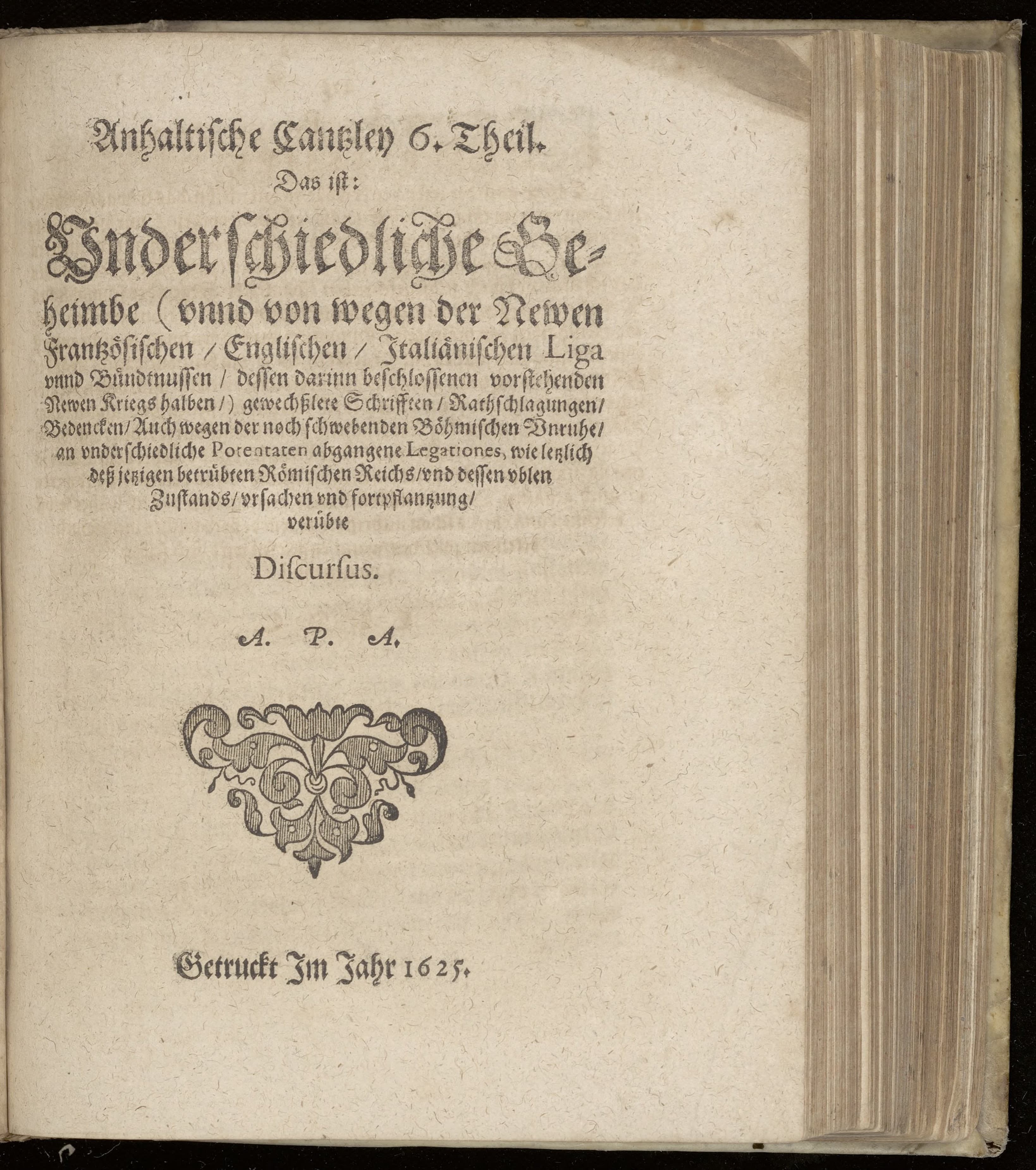 Anhaltische Cantzley 6. Theil