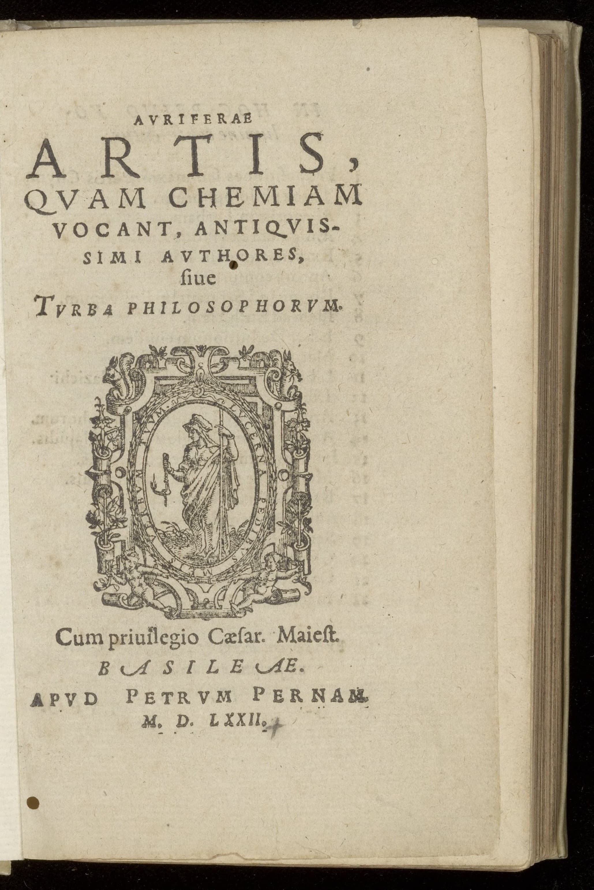Auriferae artis, quam chemiam vocant, antiquissimae authores, sive Turba philosophorum