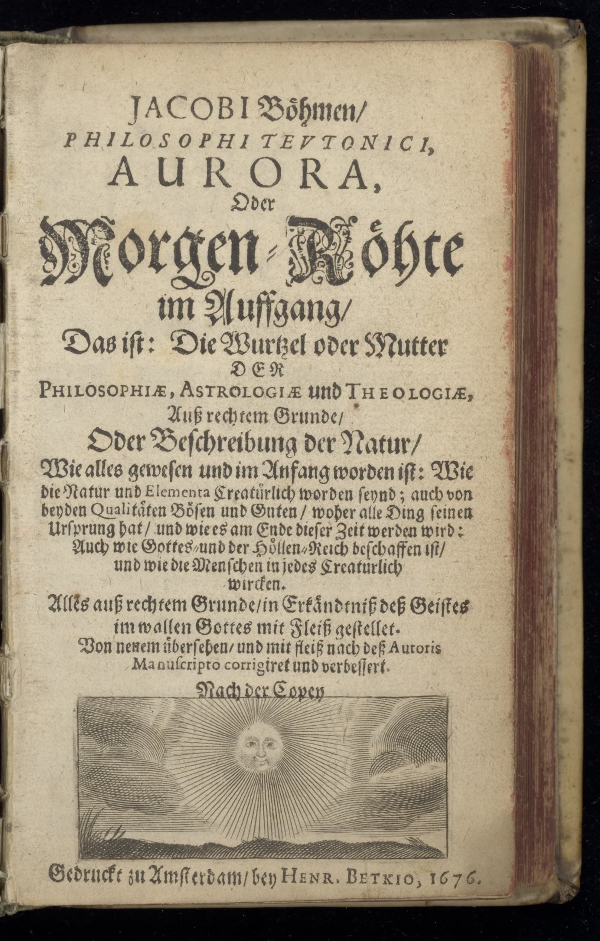 Aurora, oder Morgen-Roehte im Auffgang