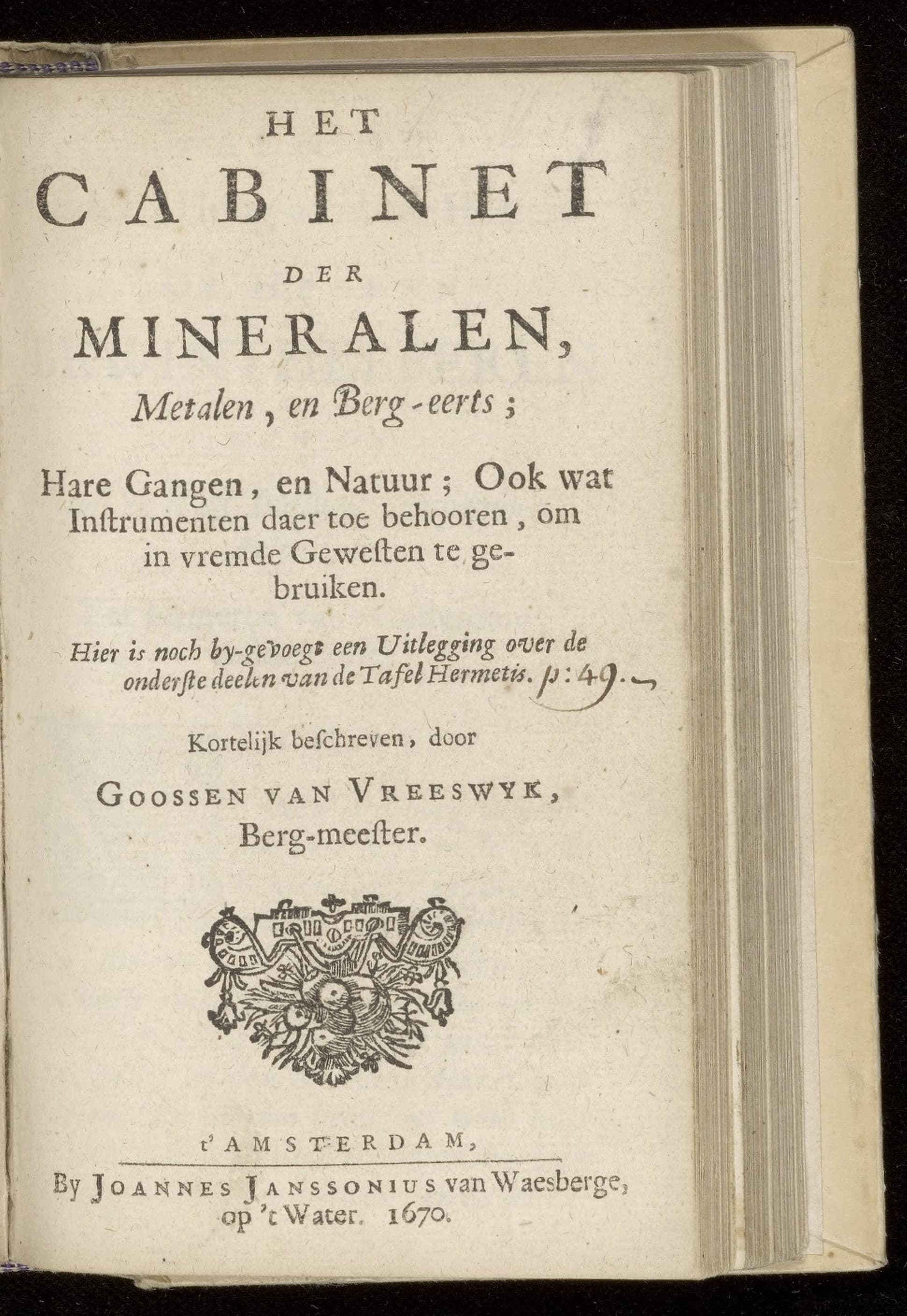 Het cabinet der mineralen