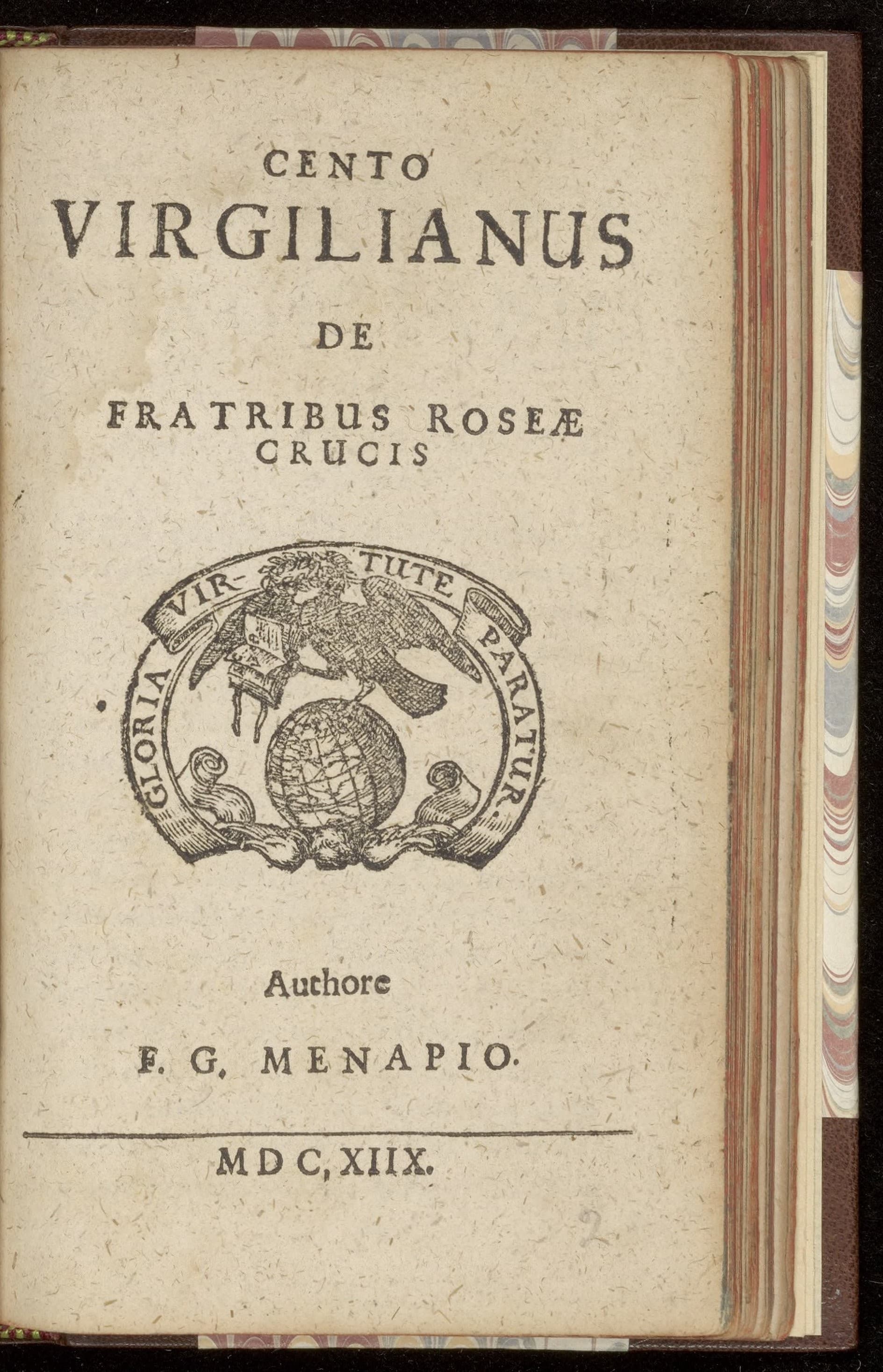 Cento Virgilianus de fratribus Roseae Crucis