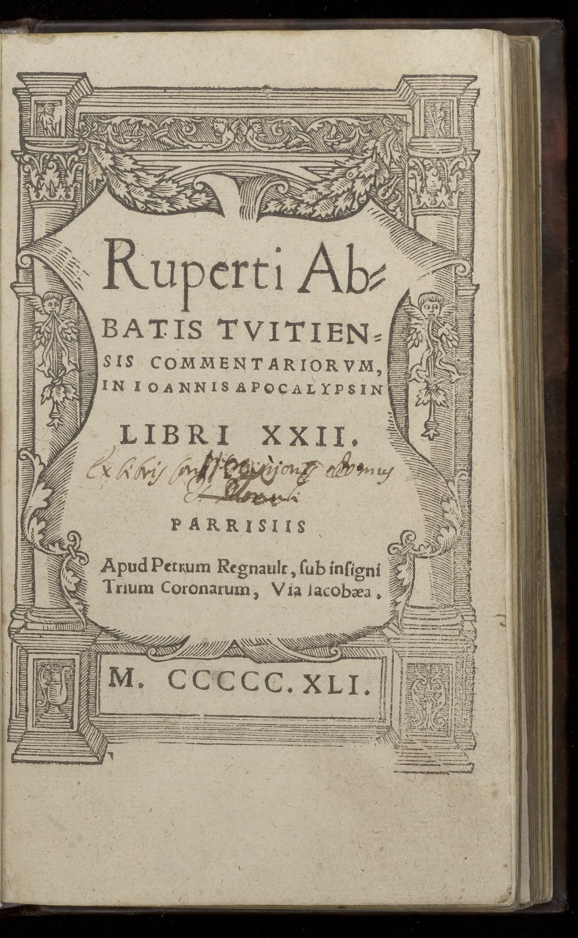 Commentariorum in Johannis Apocalypsin