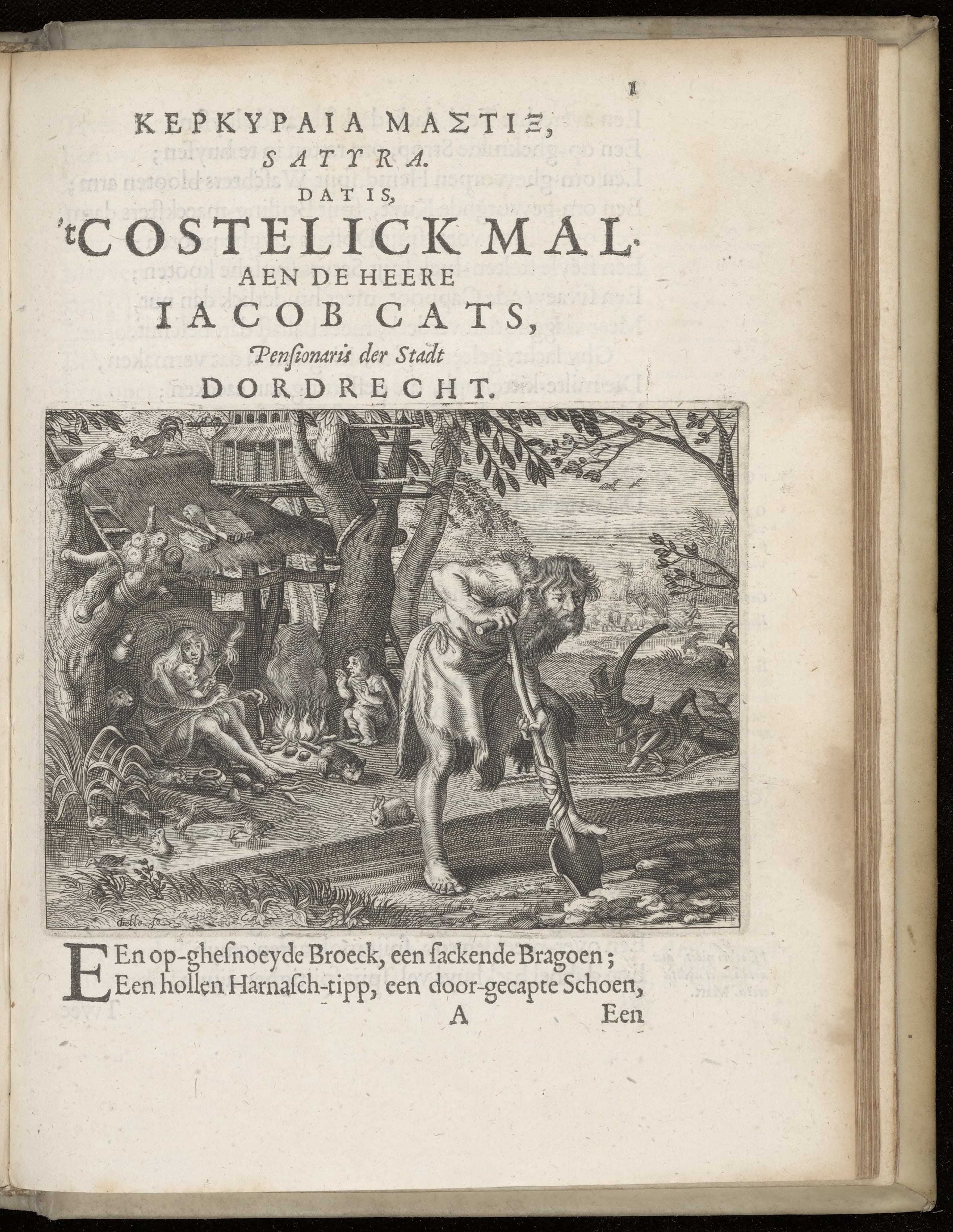 [Greek: Kerkuraia mastix] Satyra. Dat is, 't costelick mal