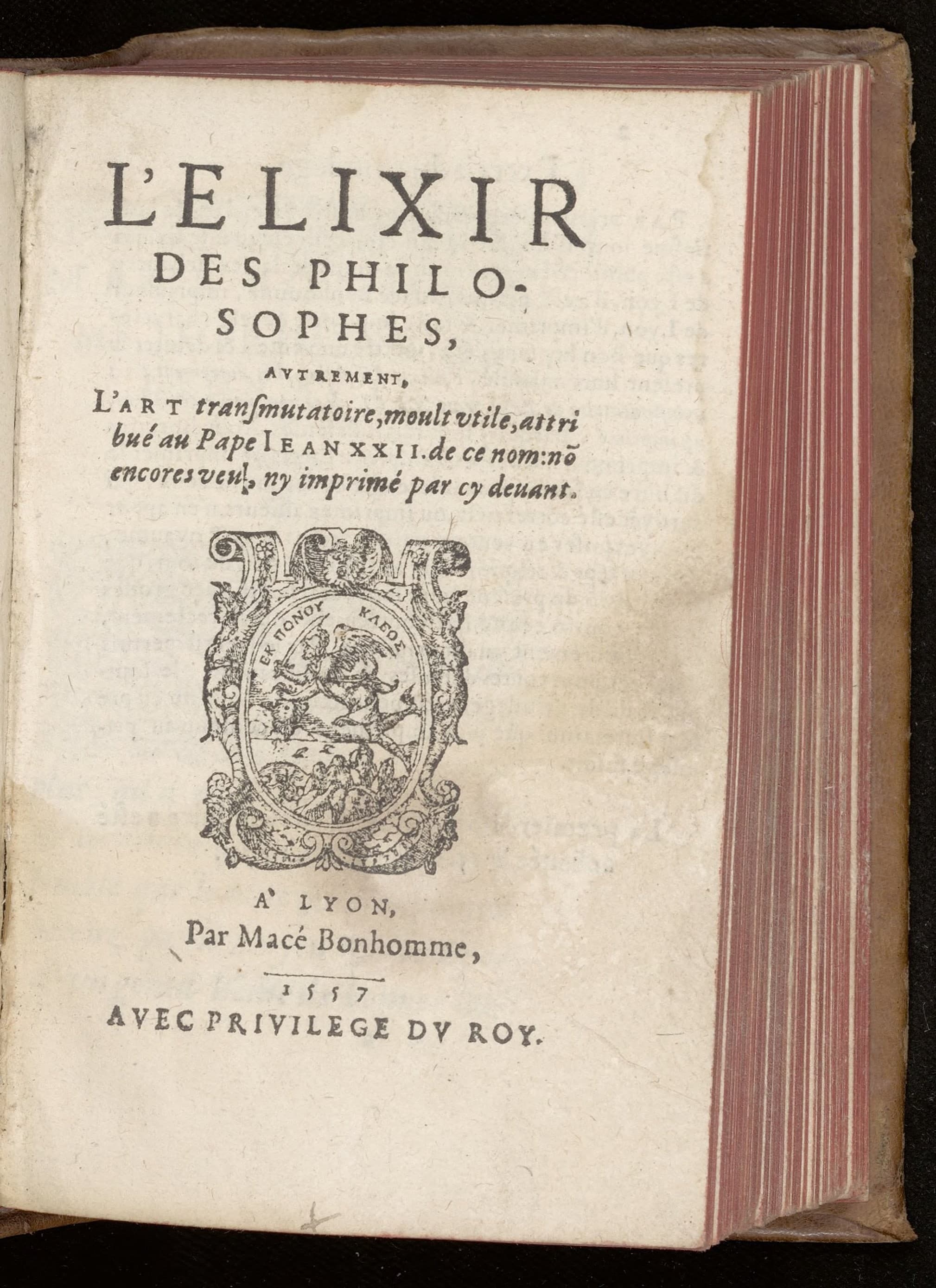 L'Elixir des philosophes