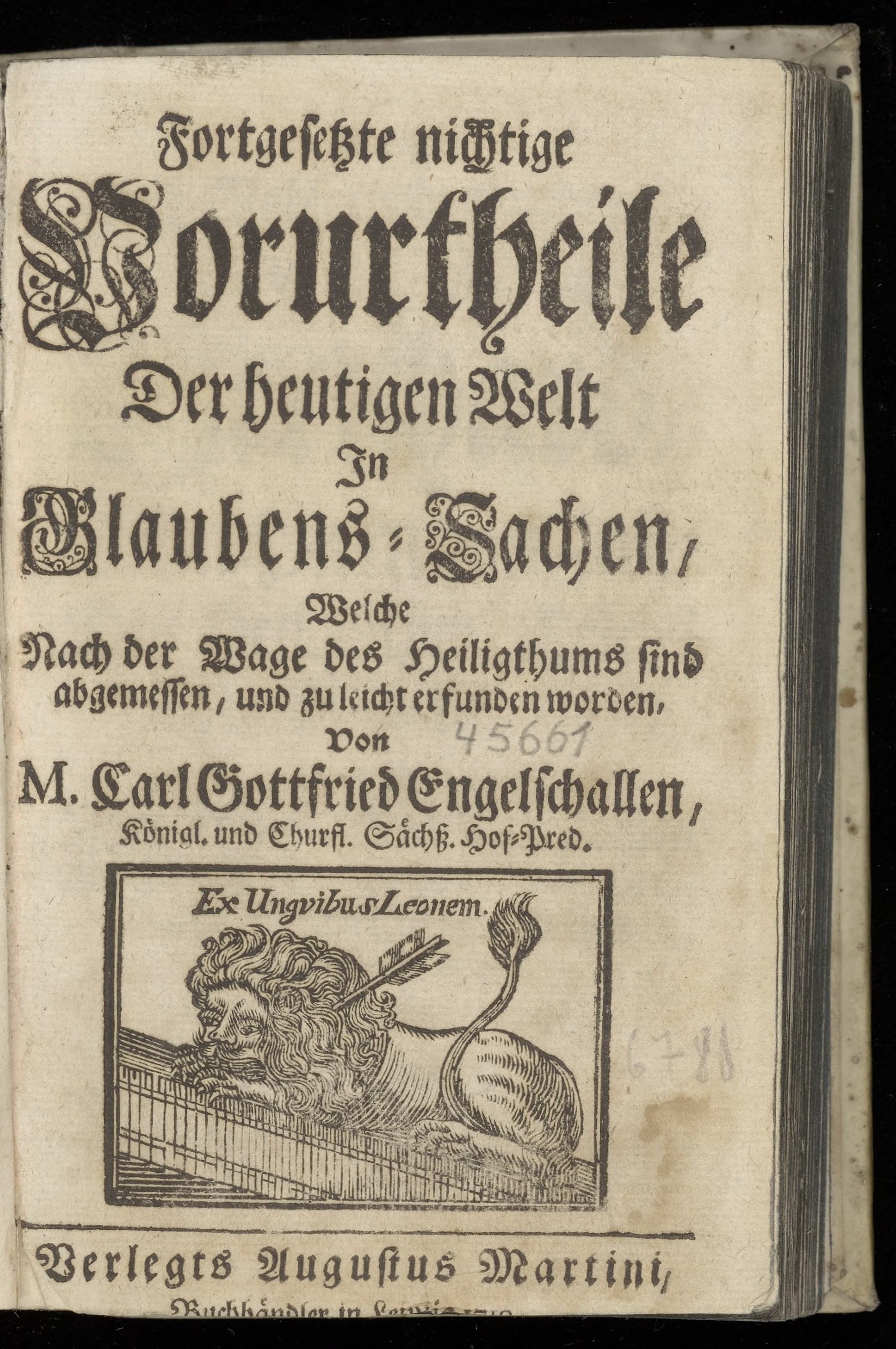 Fortgesetzte nichtige Vorurtheile