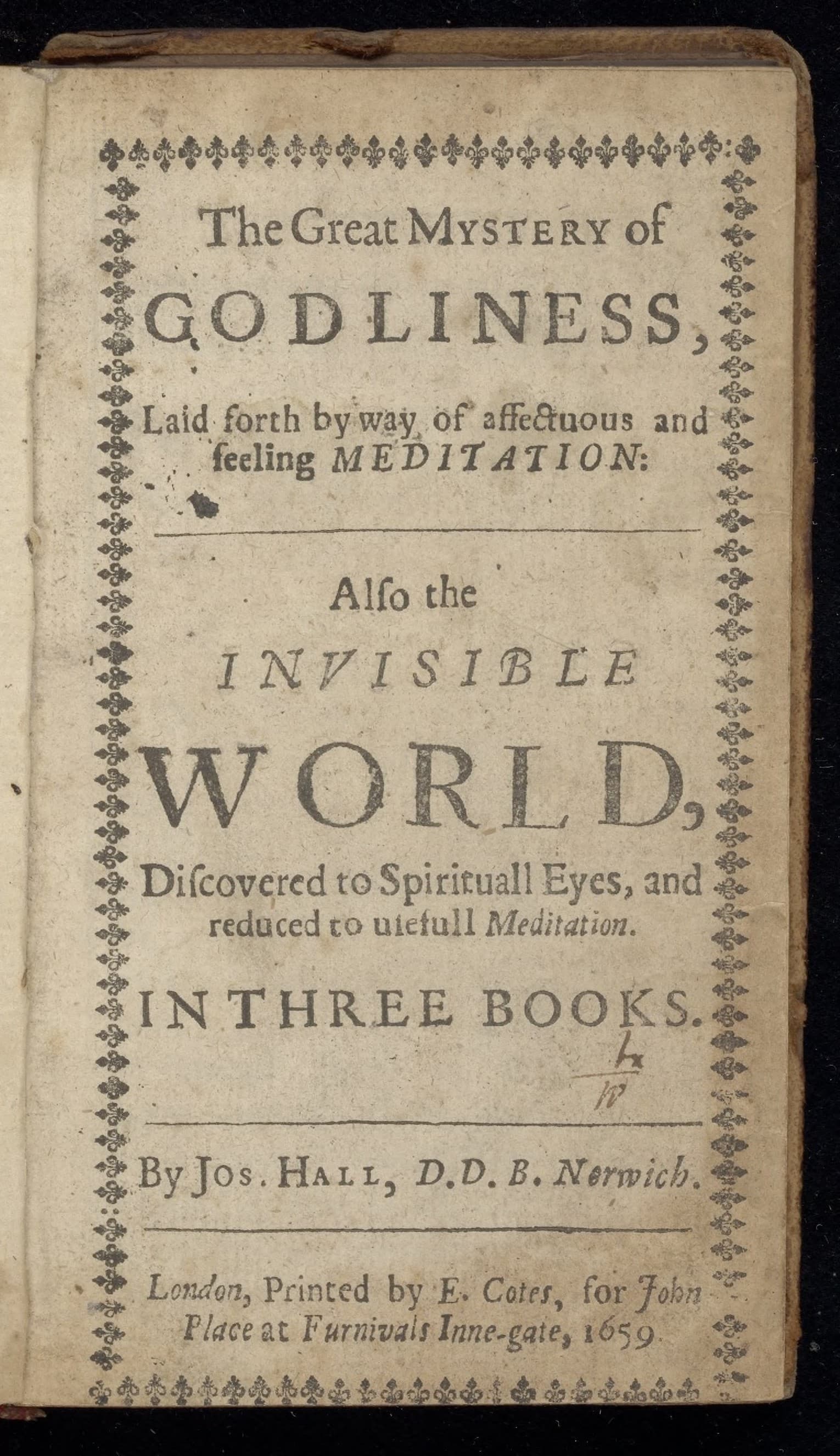 The great mystery of godliness