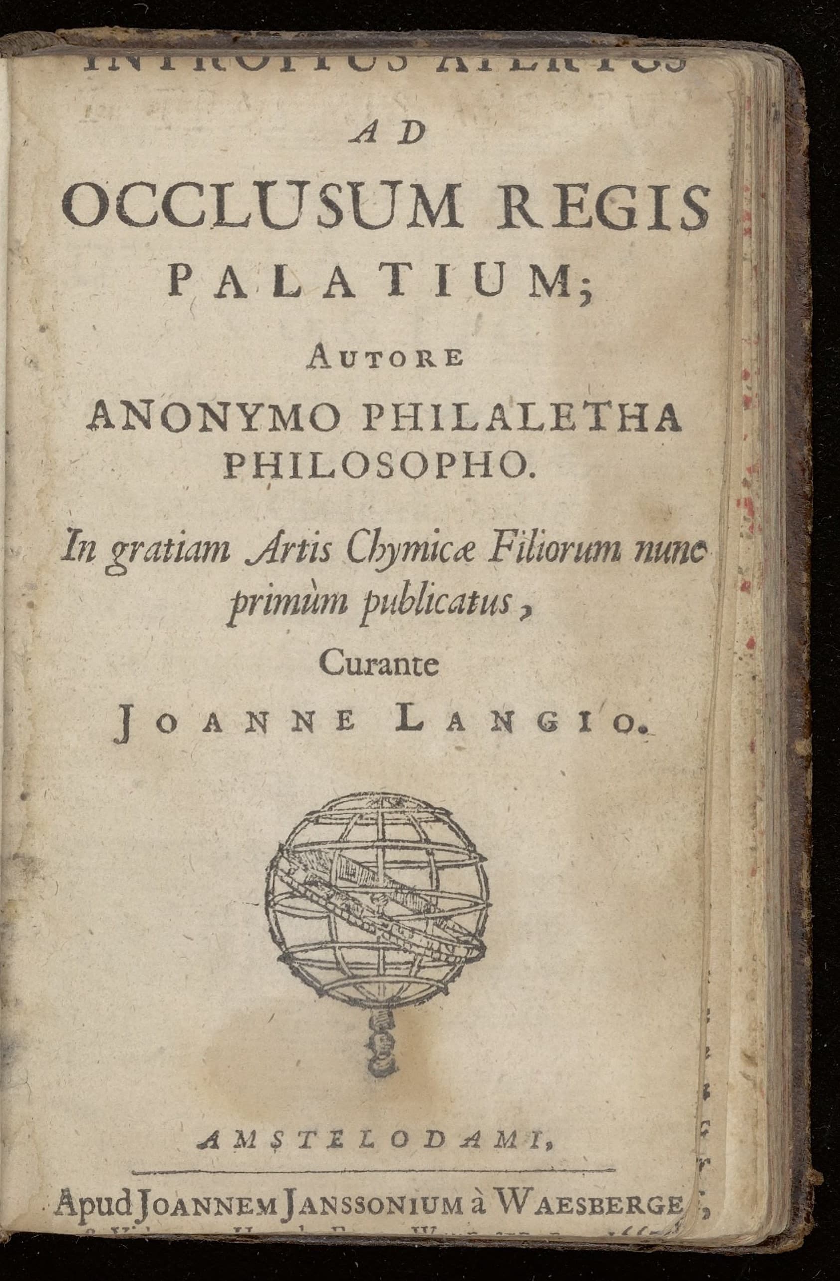 Introitus apertus ad occlusum regis palatium