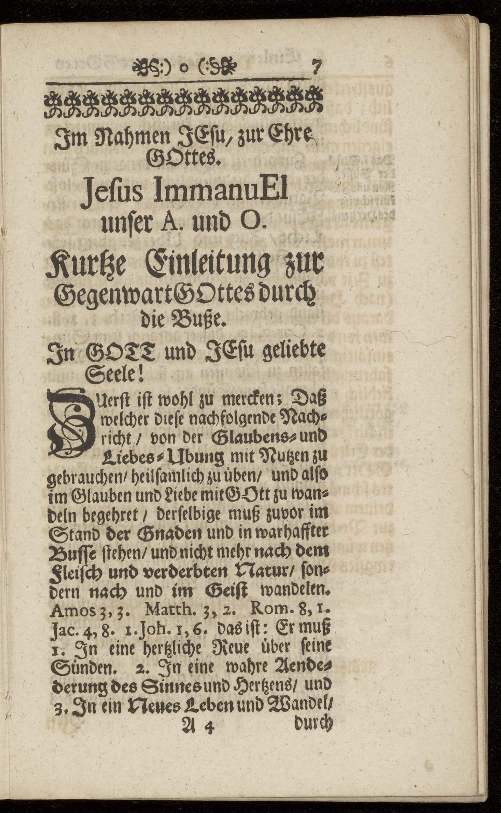Inwendige Glaubens- und Liebes-Uebung einer Seelen