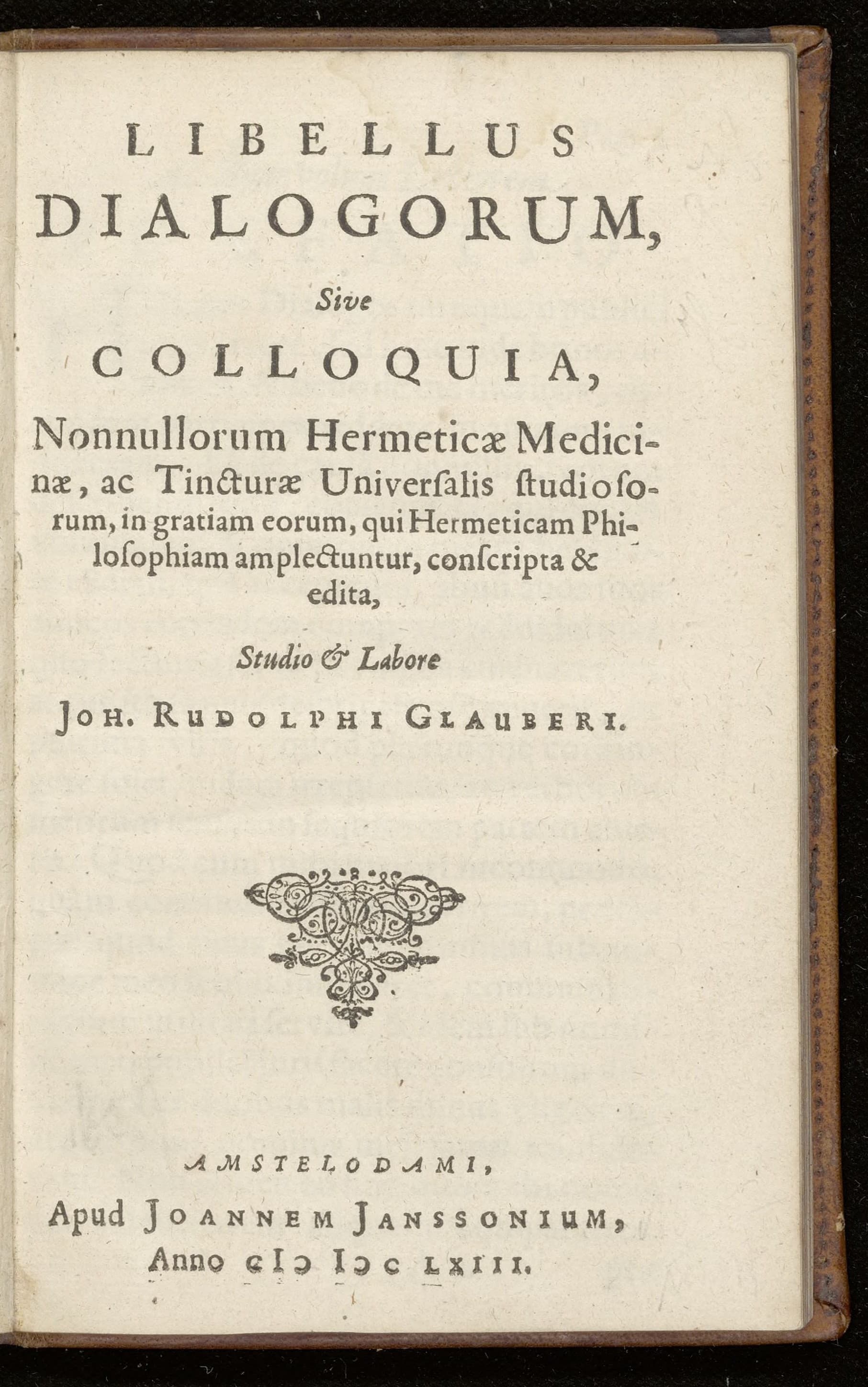 Libellus dialogorum, sive colloquia