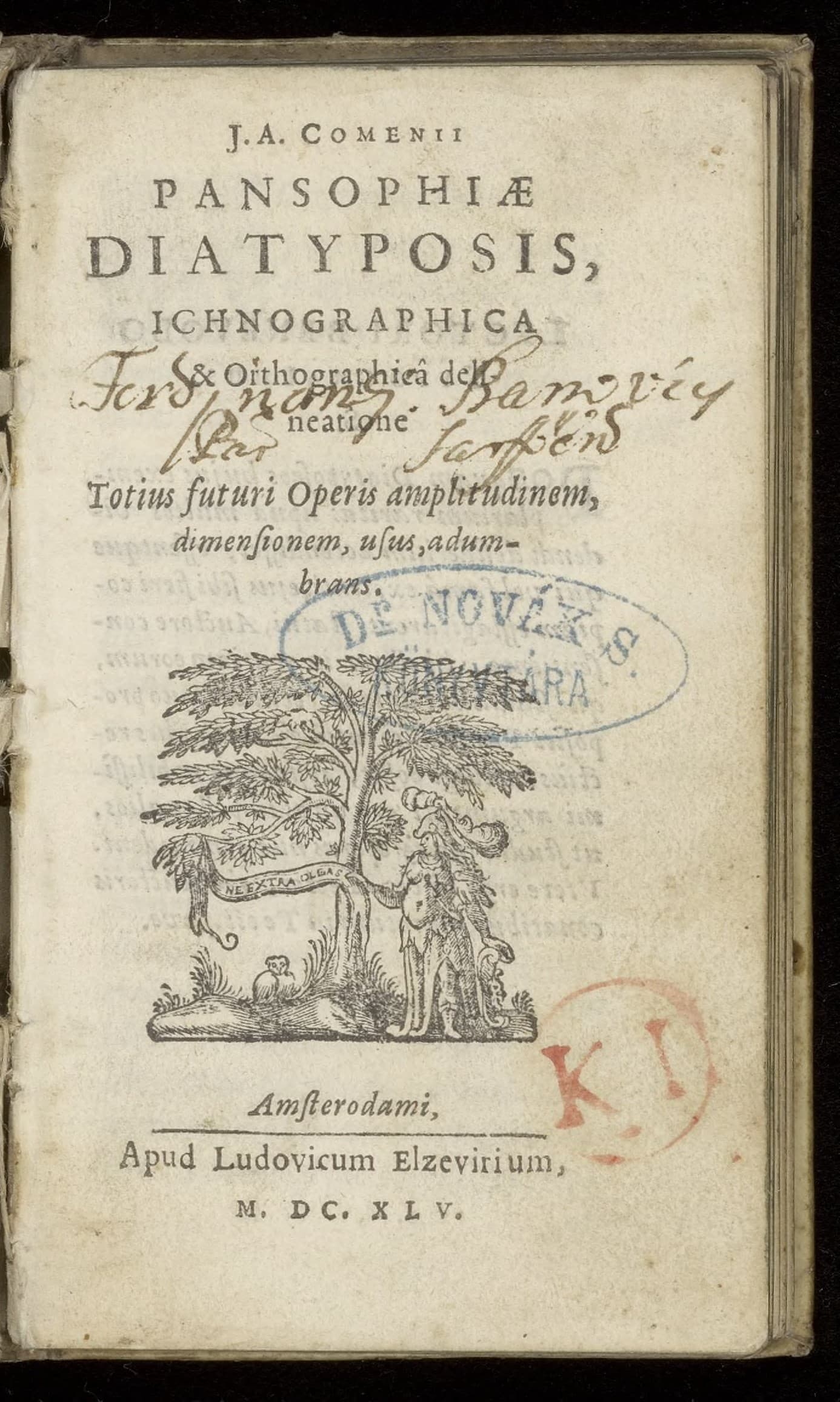 Pansophiae diatyposis, ichnographica & orthographica delineatione