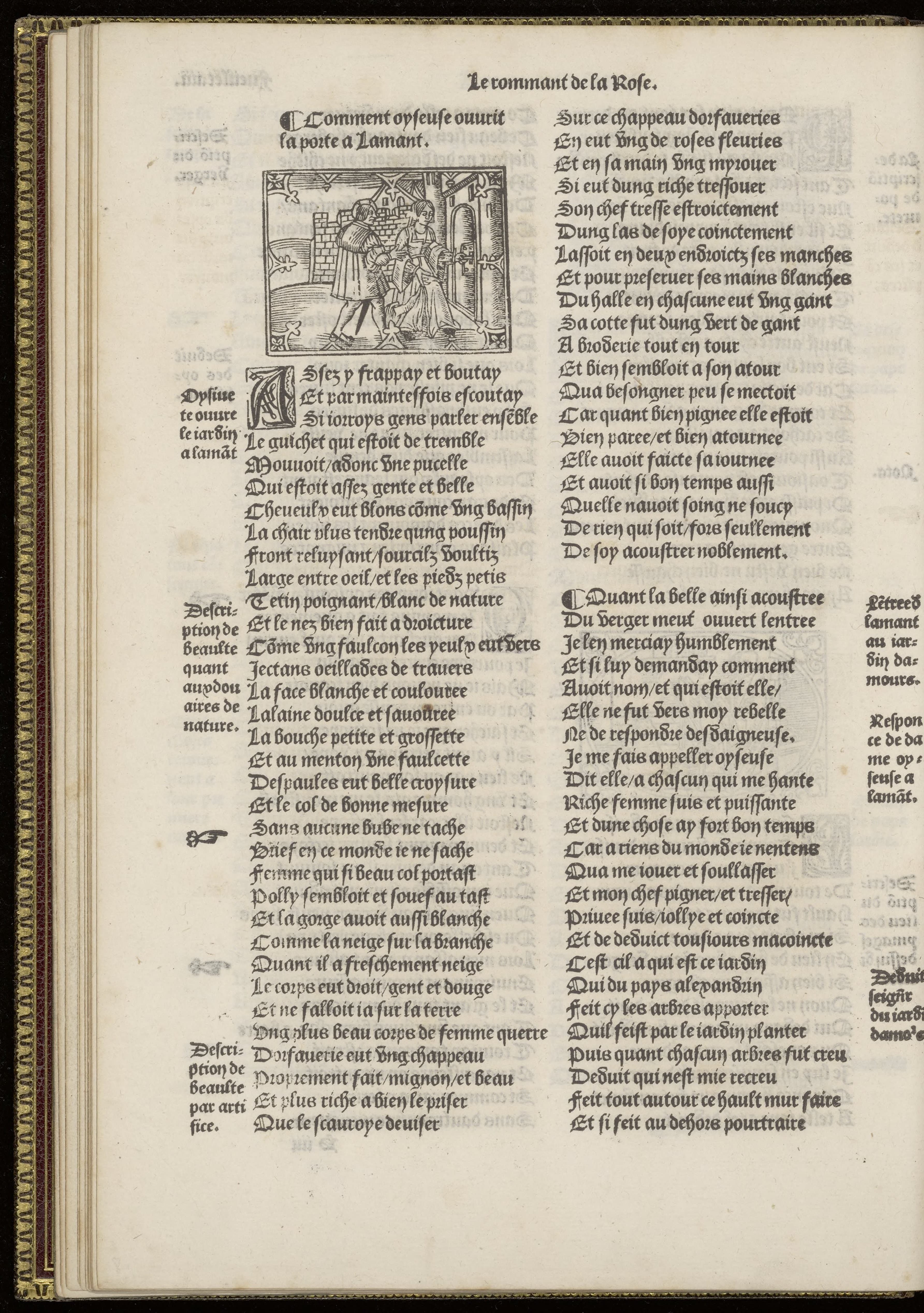 Cy est le rommant de la roze