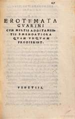 Erotemata (Questions)