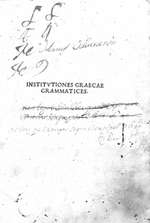 Institutiones graecae grammaticae