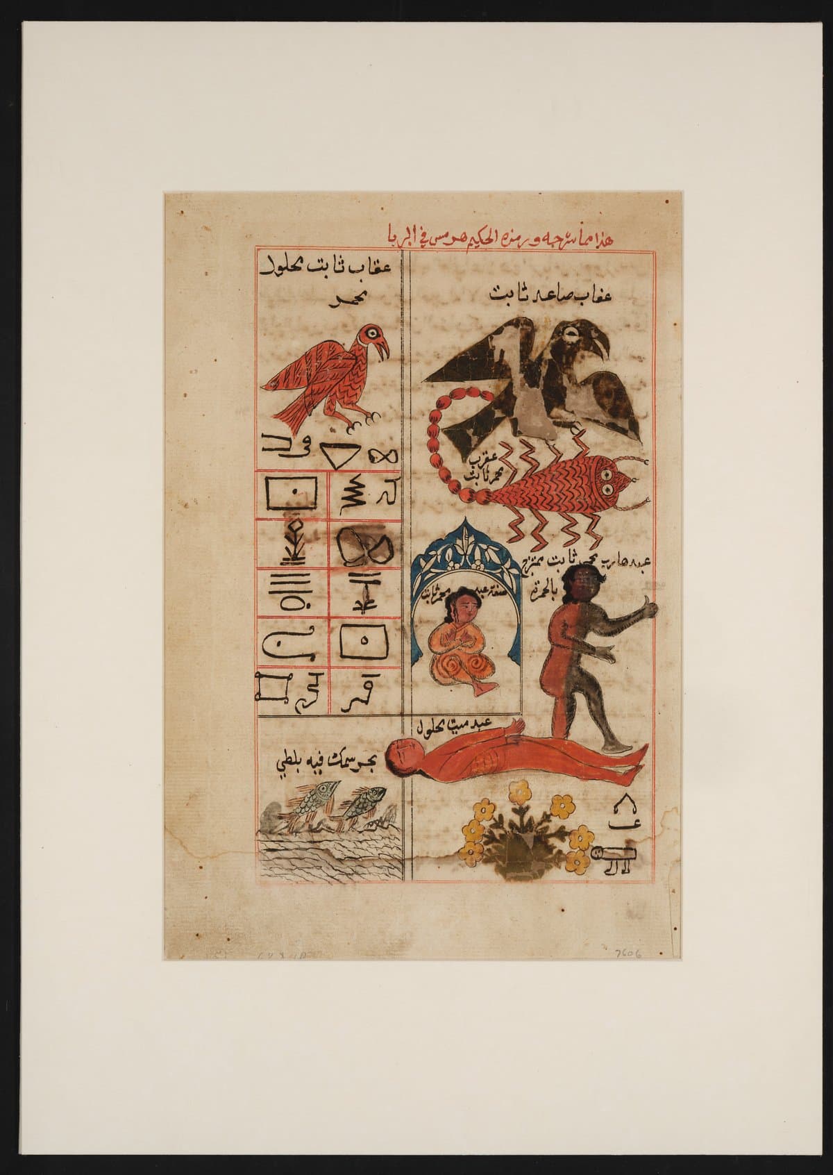 Four Leaves from an Islamic Alchemical Text (PH412)