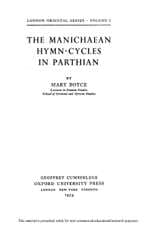 The Manichaean Hymn-Cycles in Parthian