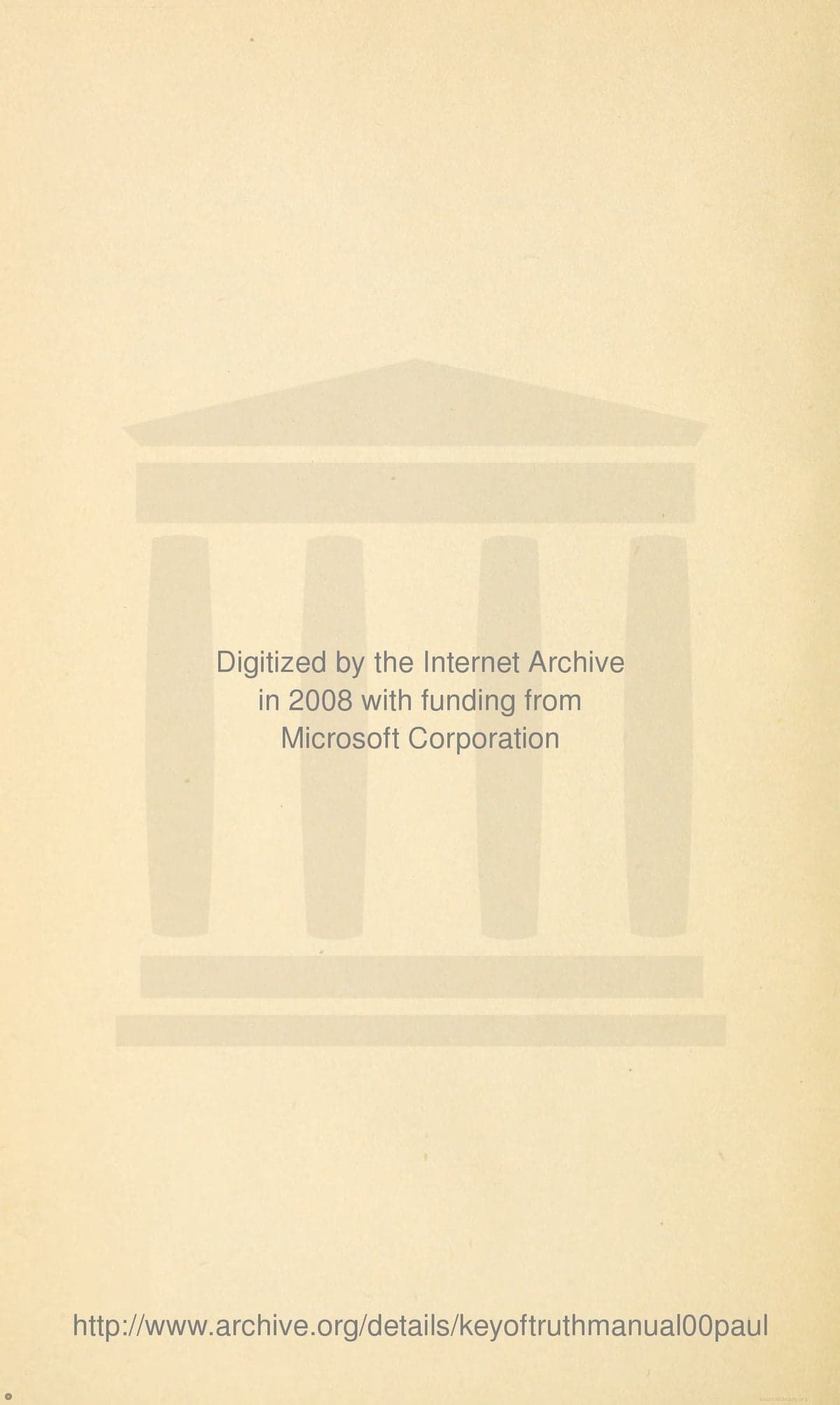 The Key of Truth: A Manual of the Paulician Church of Armenia