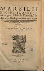 The Complete Works of Marsilio Ficino