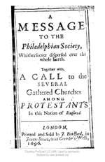1st and 2nd Message to the Philadelphian Society