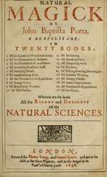 Natural Magick (1658 English)